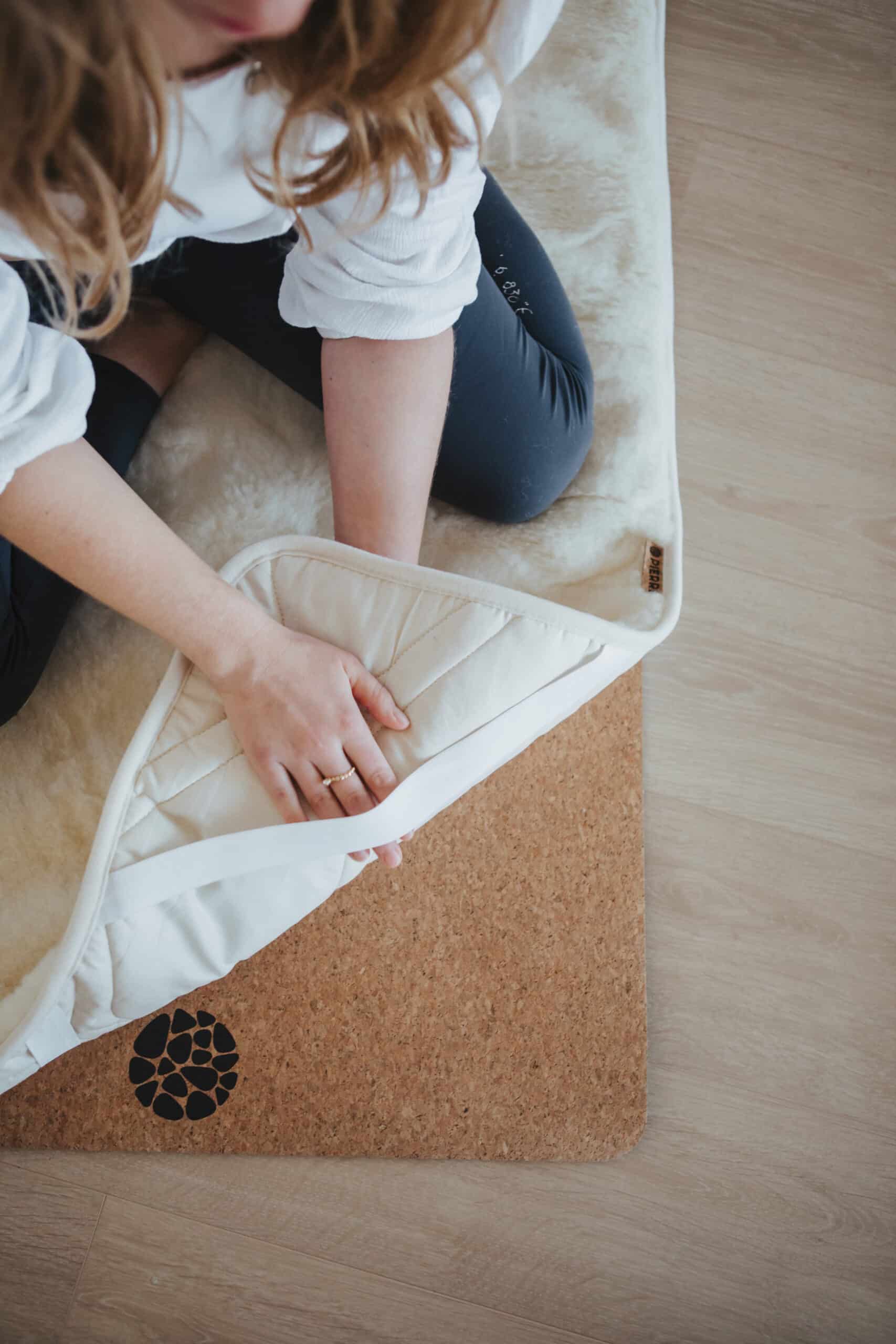 PIERRE Wool And Cork Yoga Mat