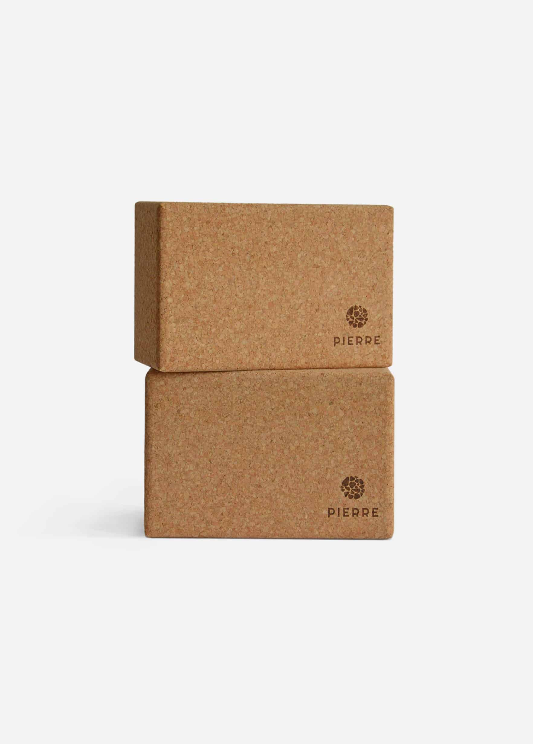 PIERRE Sustainable Cork Yoga Blocks