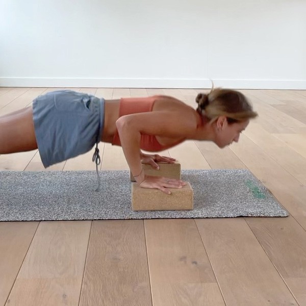 Yoga Practice With PIERRE Cork Blocks