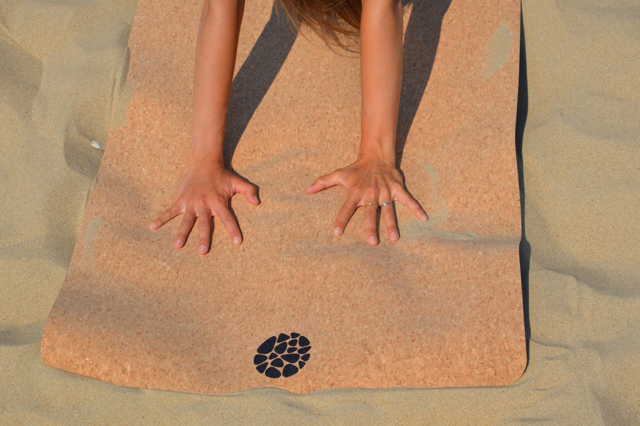 PIERRE Cork Yoga Mat On Beach