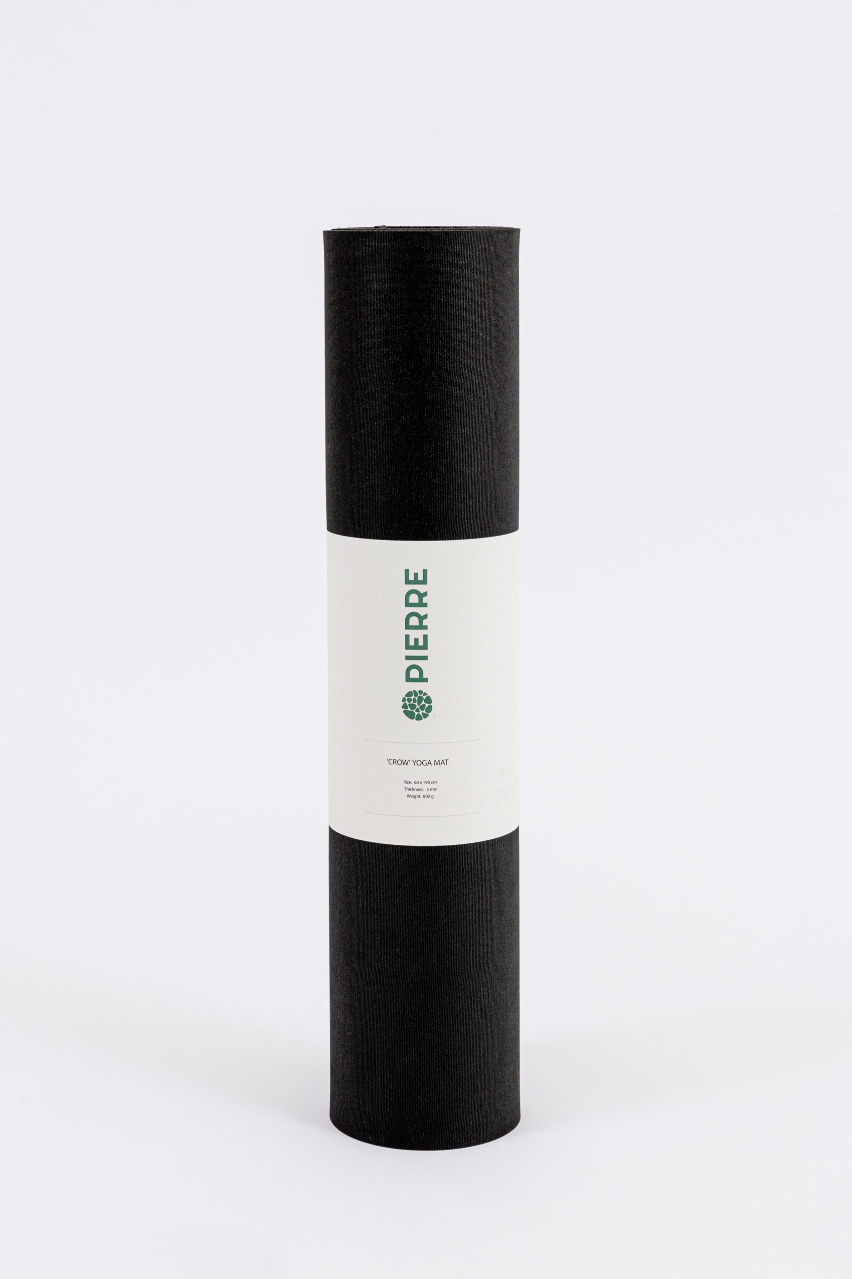 PIERRE Crow Black Yoga Mat