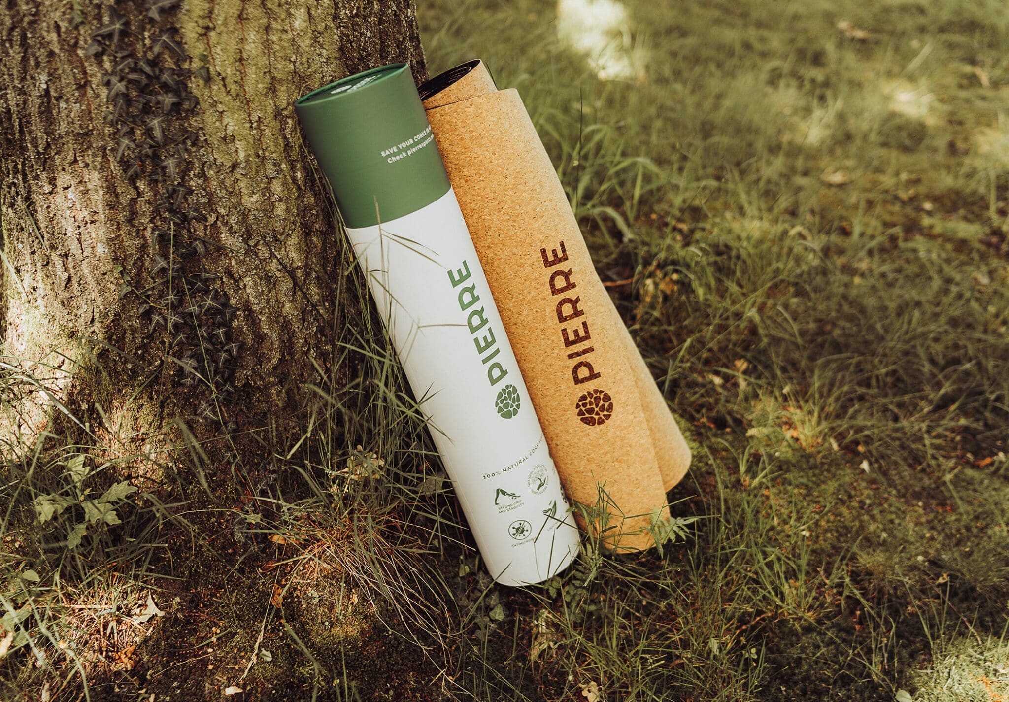 PIERRE Cork Yoga Mat And Case