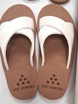 Six Senses Spa Sandals Cork Pair
