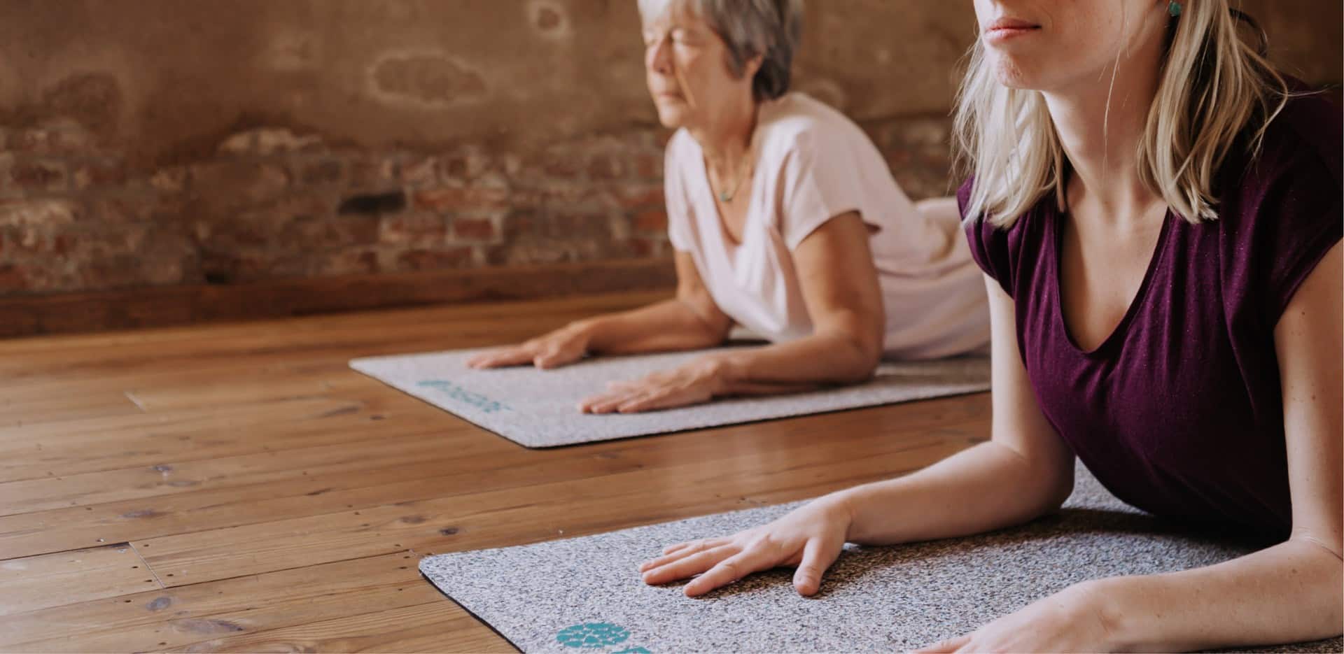 Women Practicing Yoga on PIERRE Mats