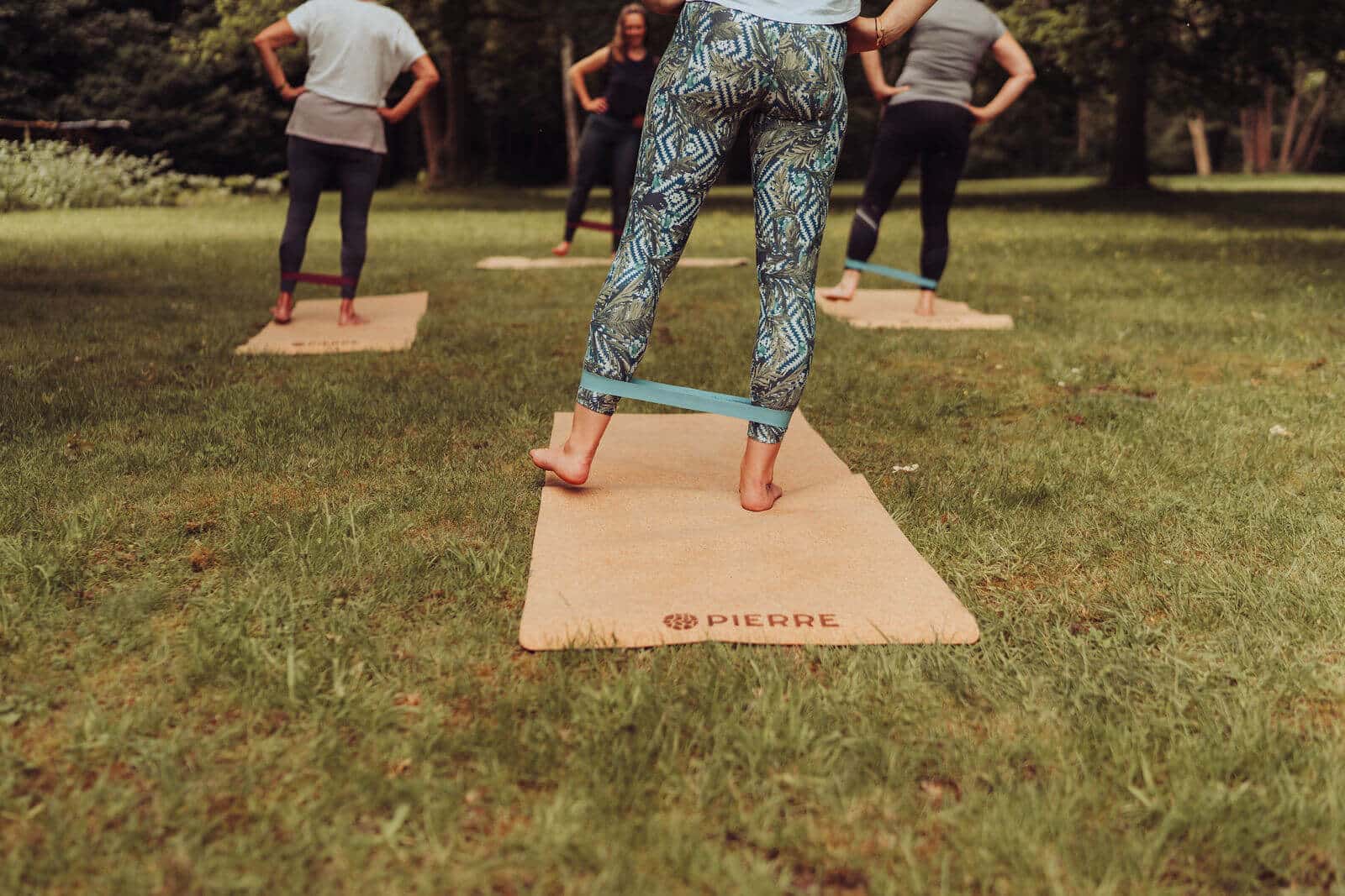 Outdoor Fitness Class on PIERRE Mats