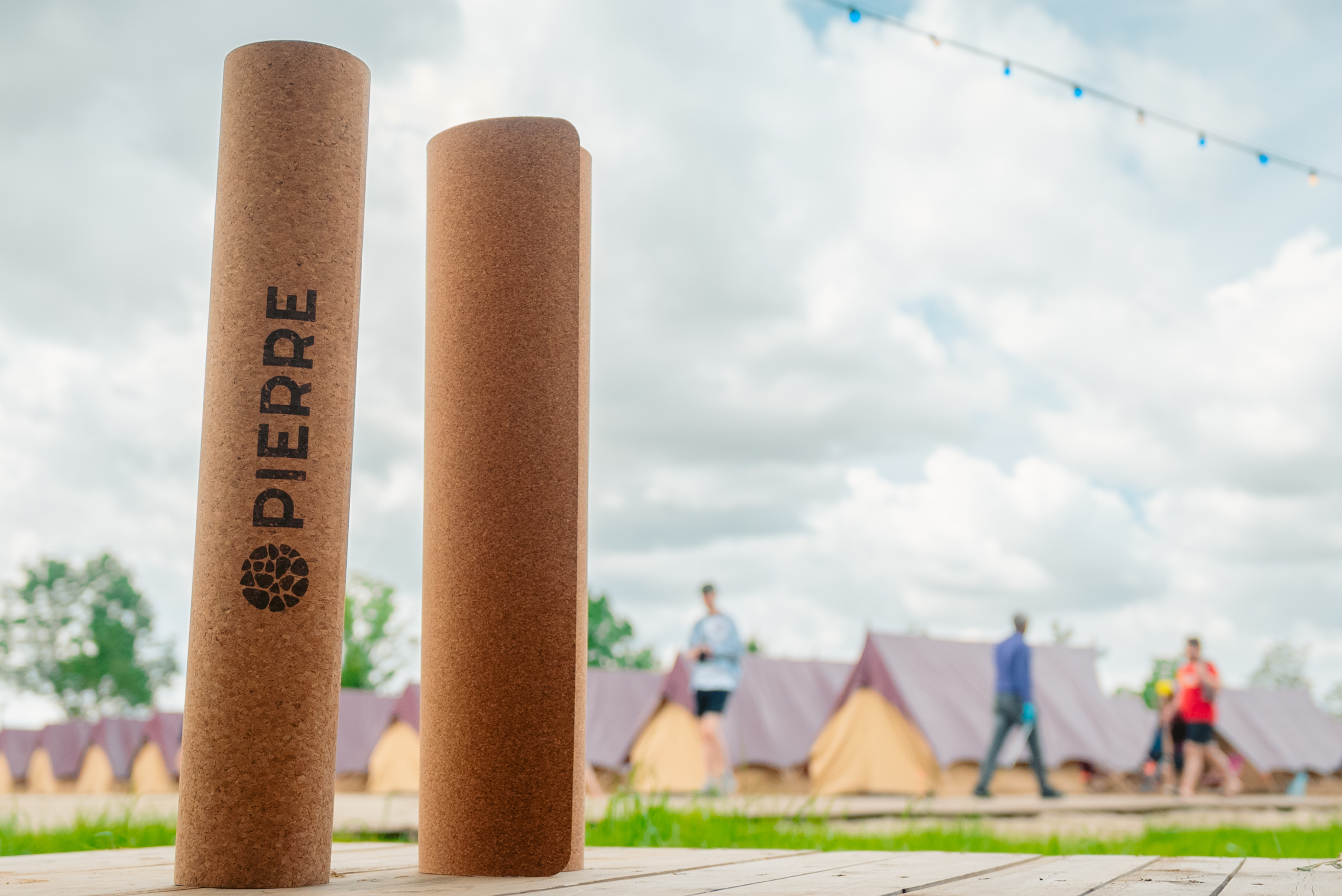 Rock Werchter Cork Yoga Rolls Camping Field