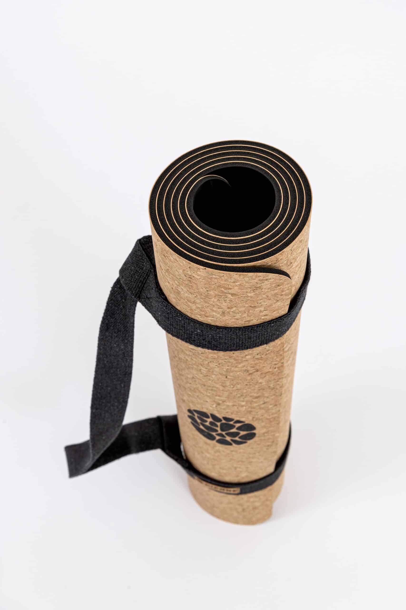 Rolled PIERRE Cork Yoga Mat