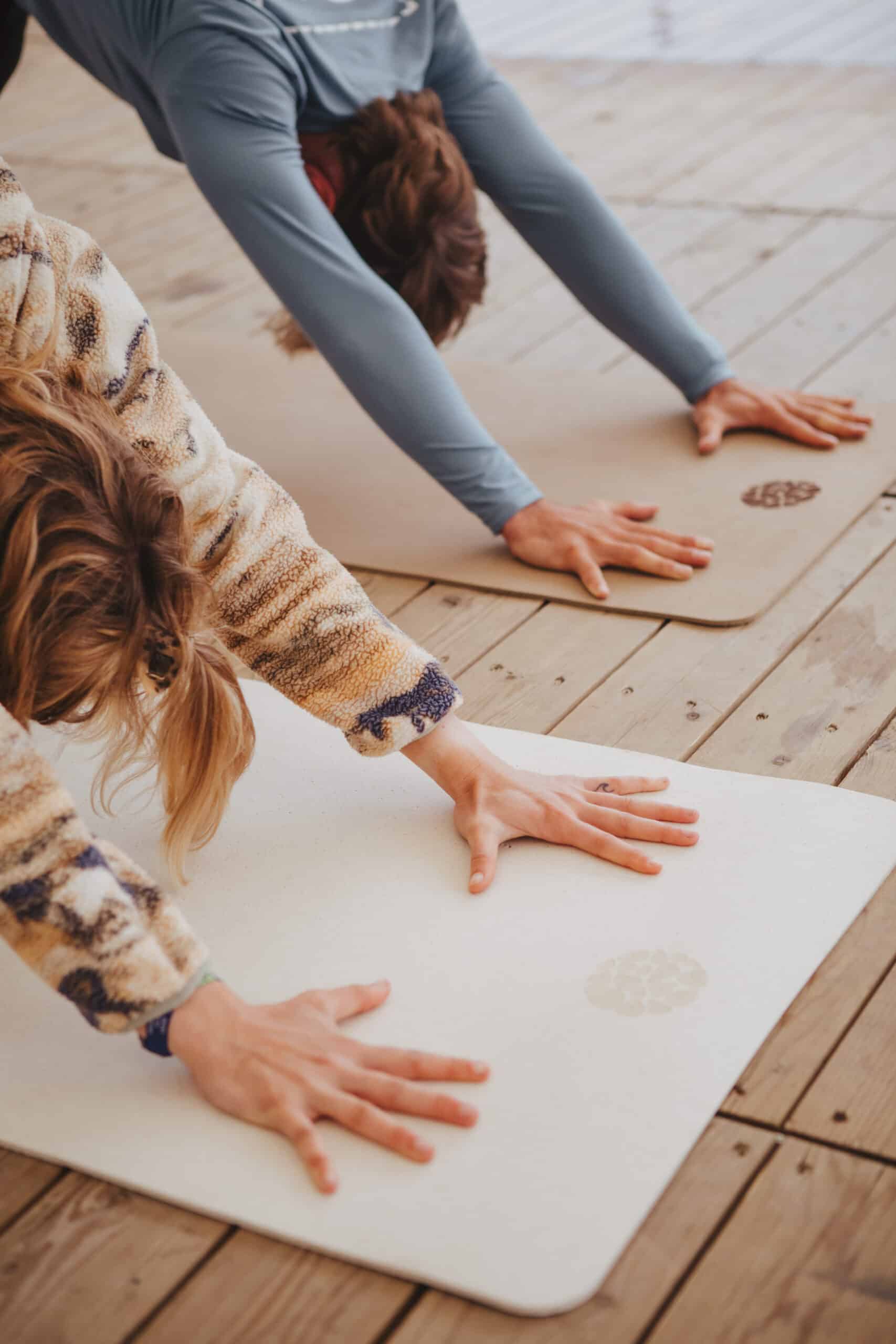 Yoga Practice On PIERRE Mats