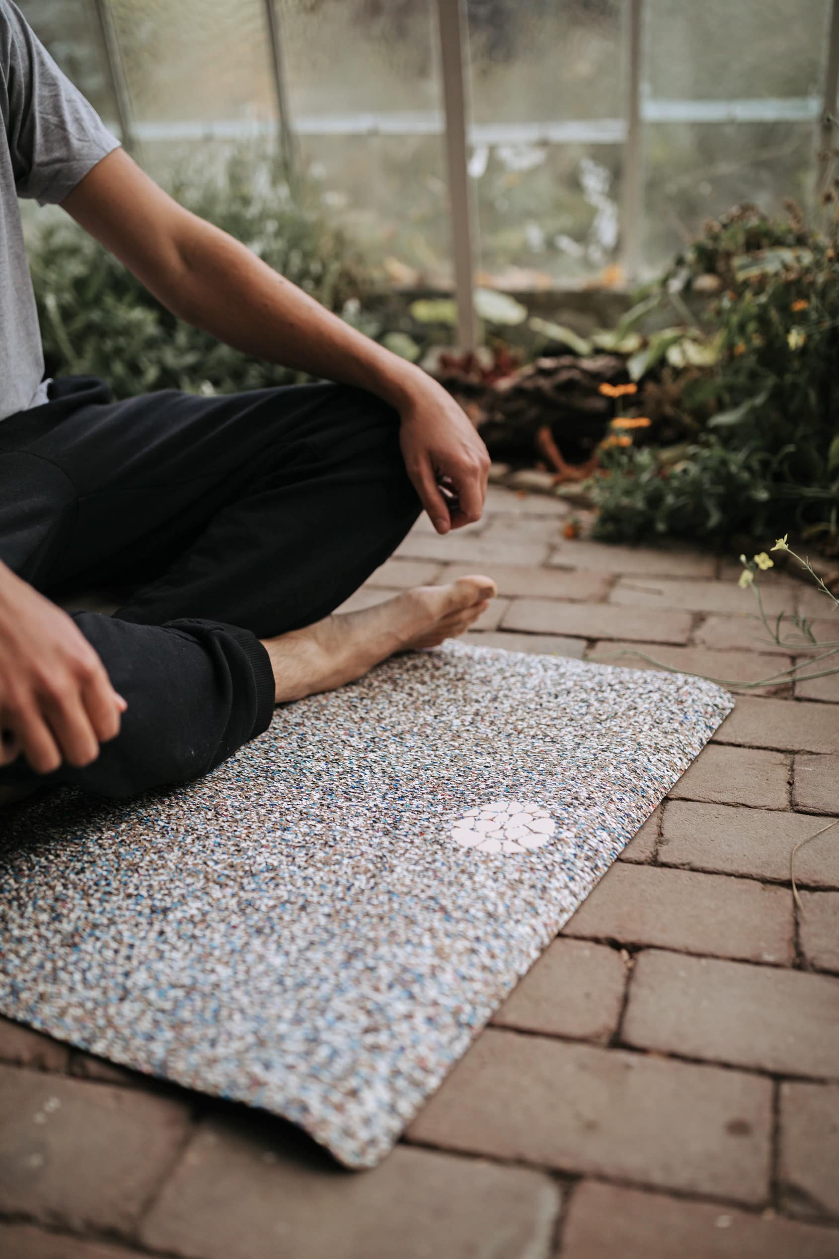 Recycled Material Yoga Mat By PIERRE