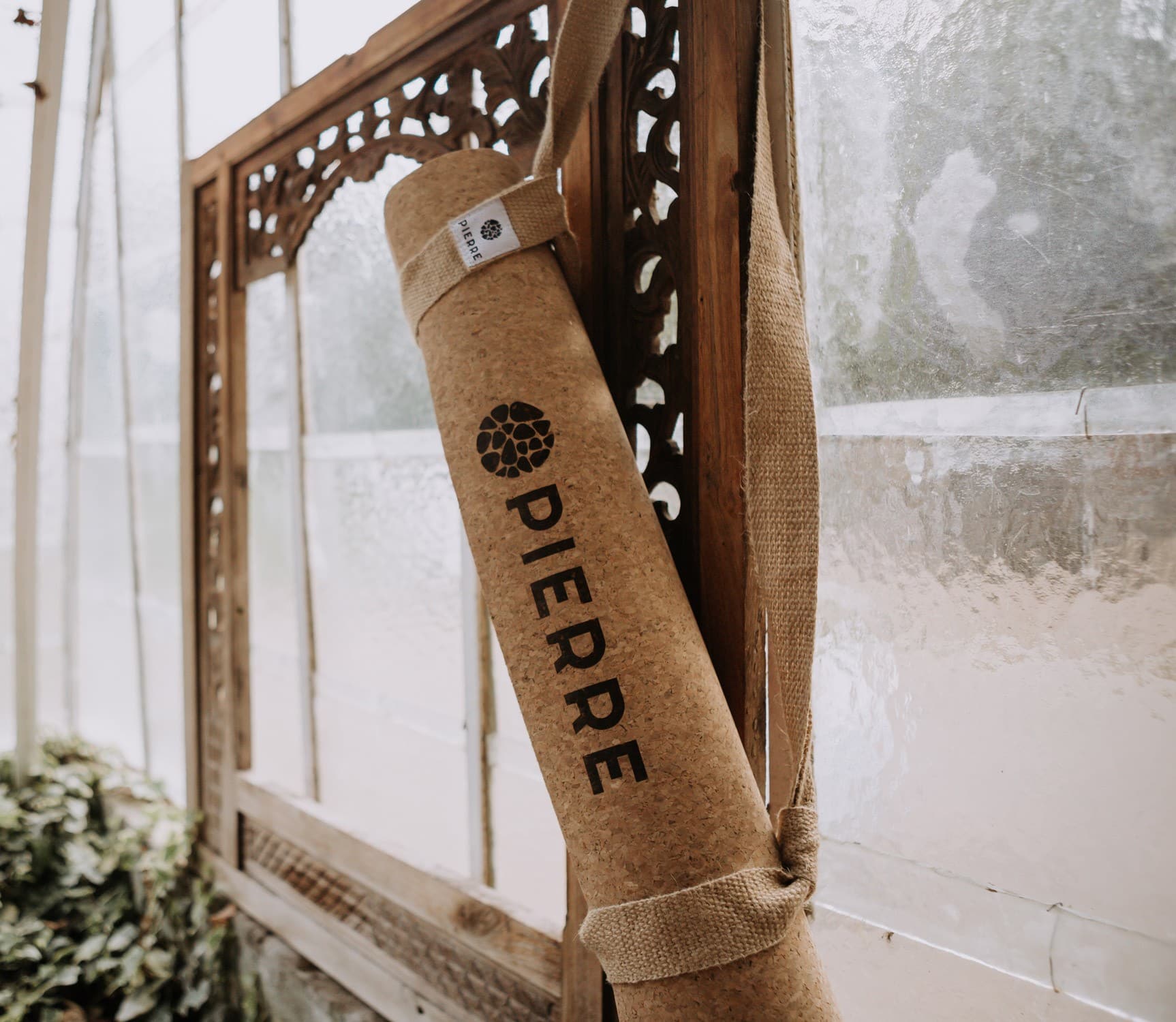 PIERRE Cork Yoga Mat With Strap