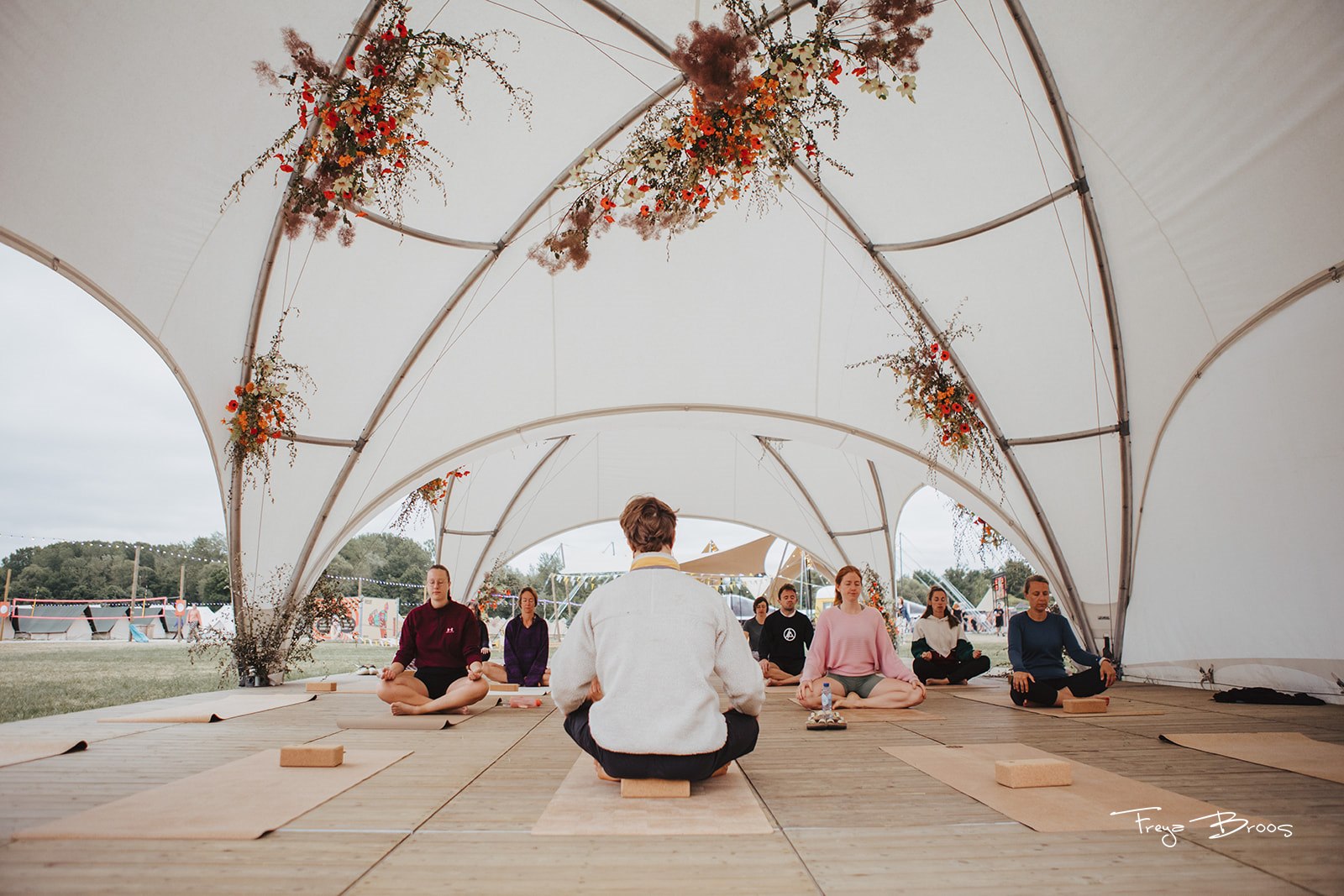 Festival Dome Teacher Circle Tent Wide