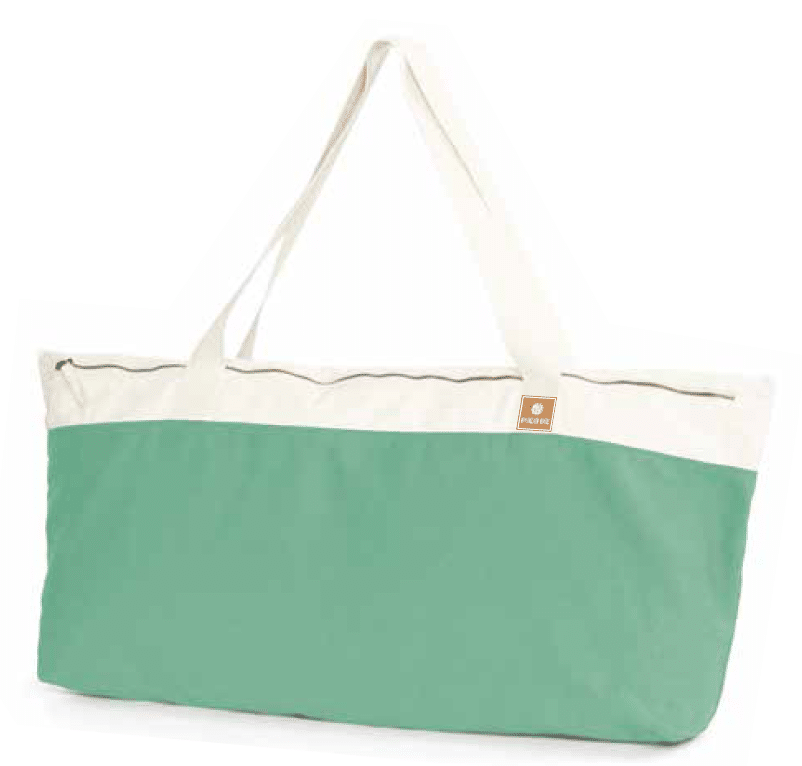 Green And White PIERRE Yoga Bag