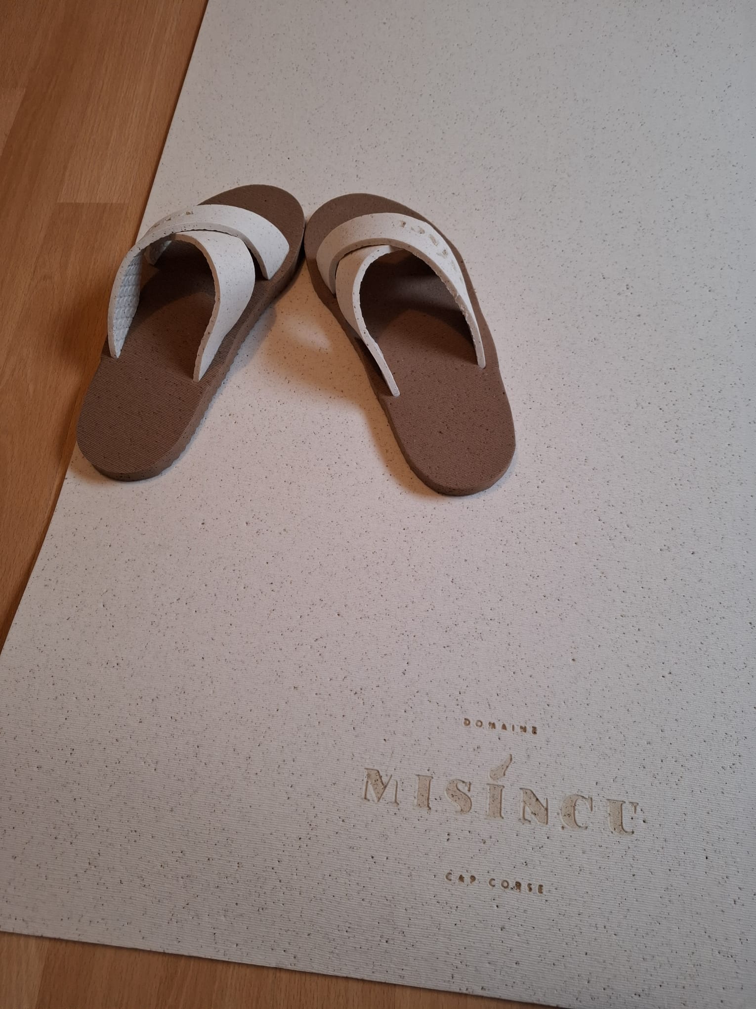Branded PIERRE Yoga Mat and Sandals