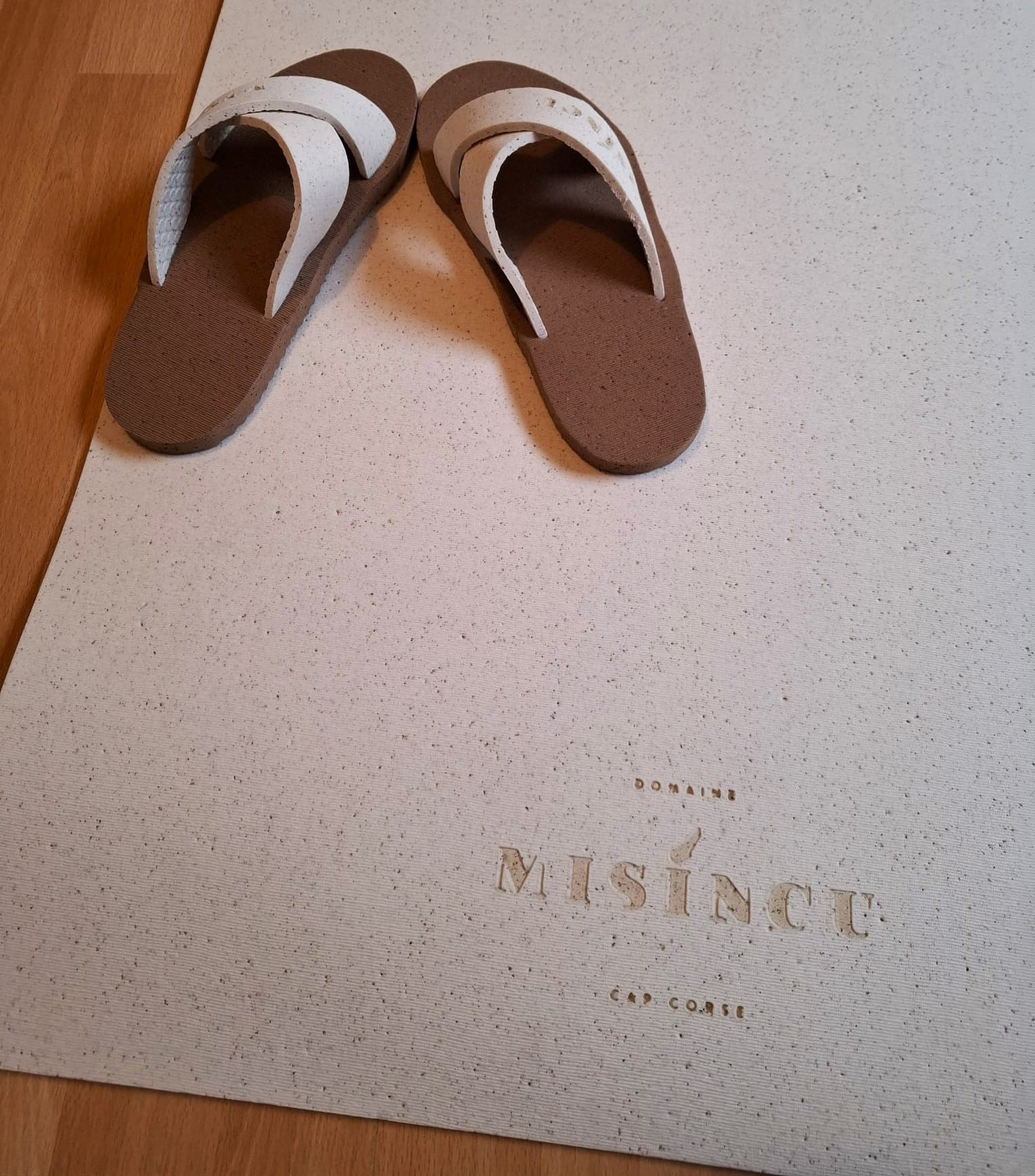 Custom PIERRE Yoga Mat and Sandals