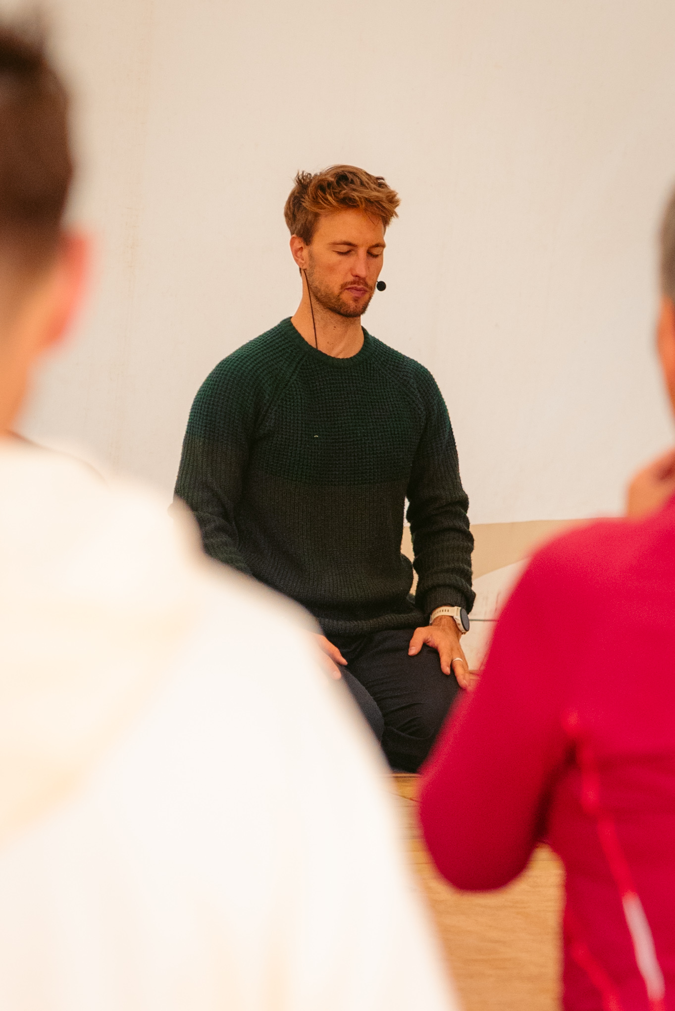 Rock Werchter Teacher Black Jumper Seated