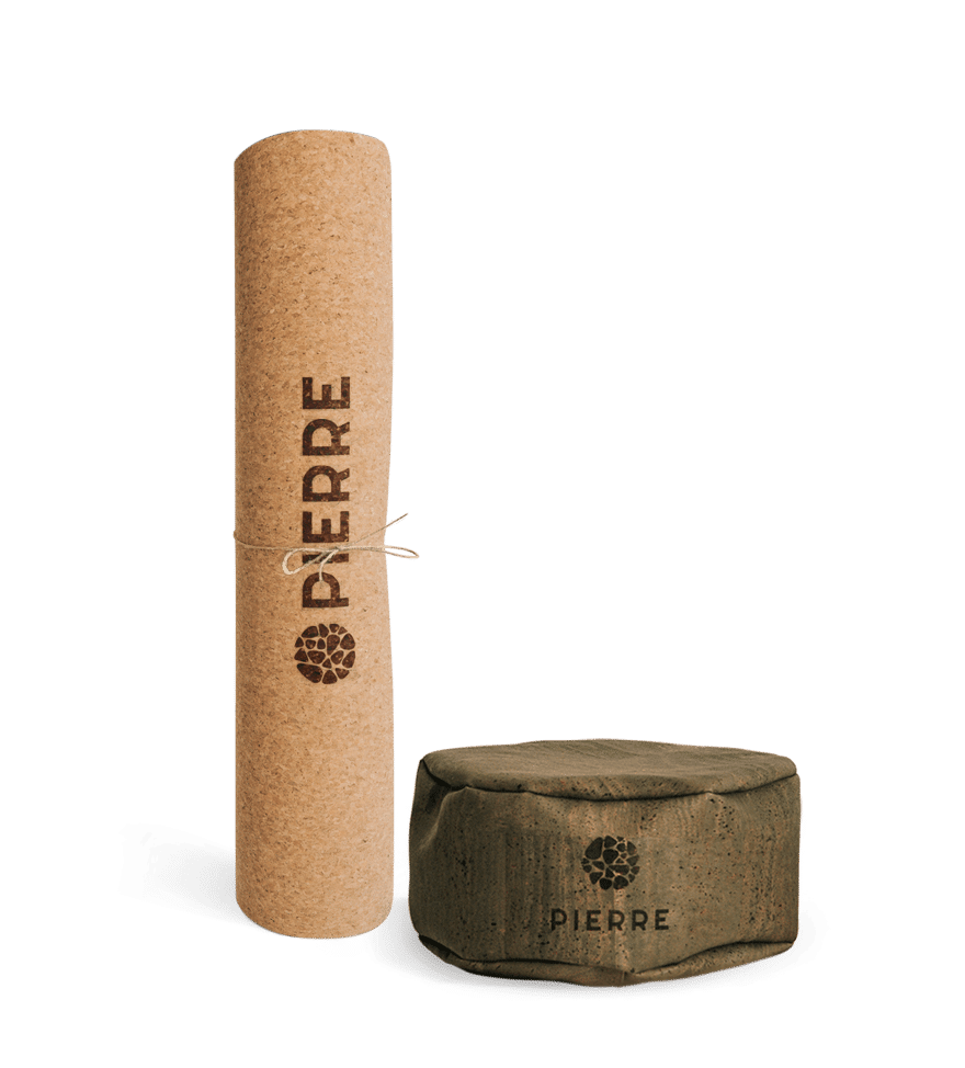 PIERRE Cork Yoga Mat And Cushion