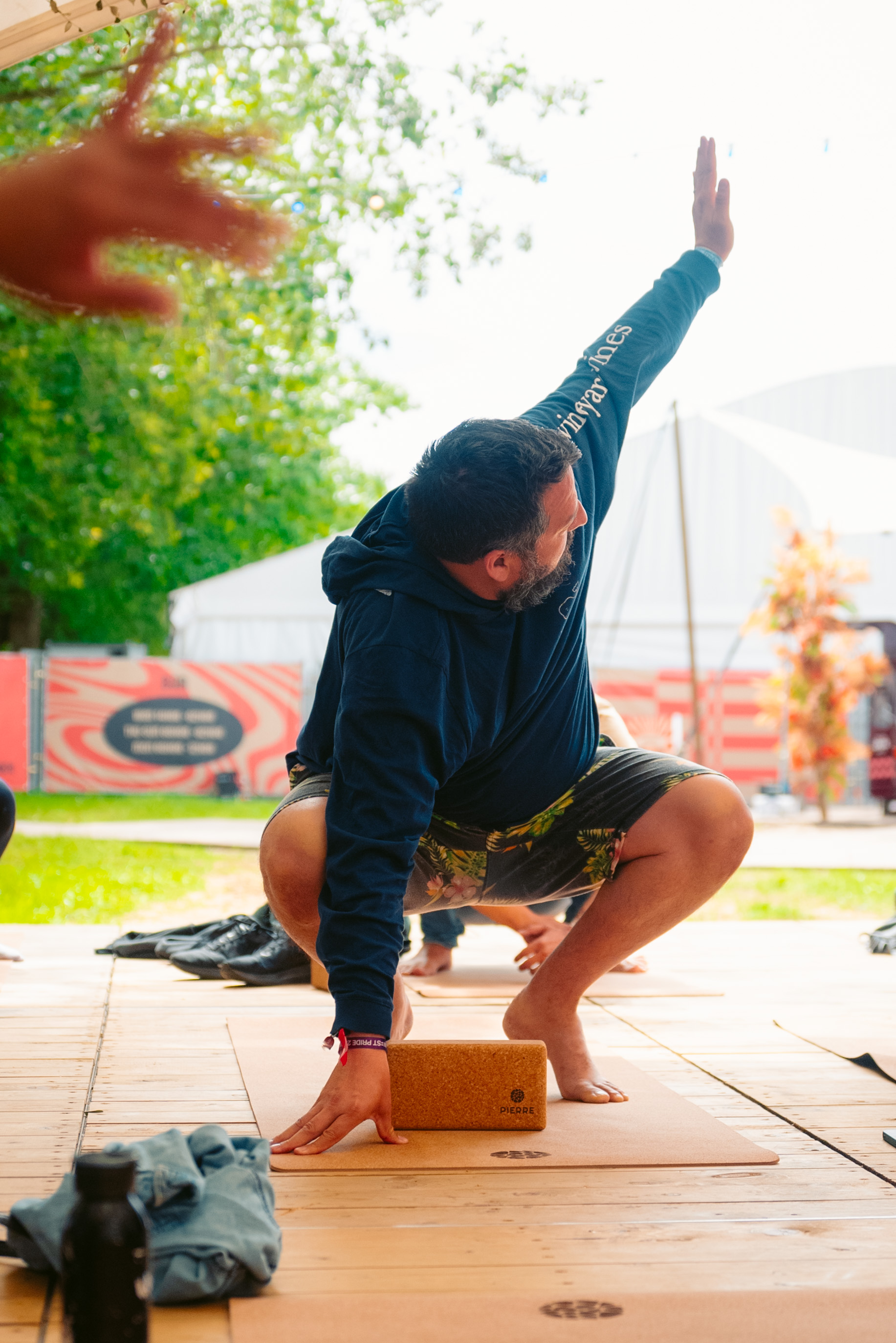 Rock Werchter Side Angle Pose Block