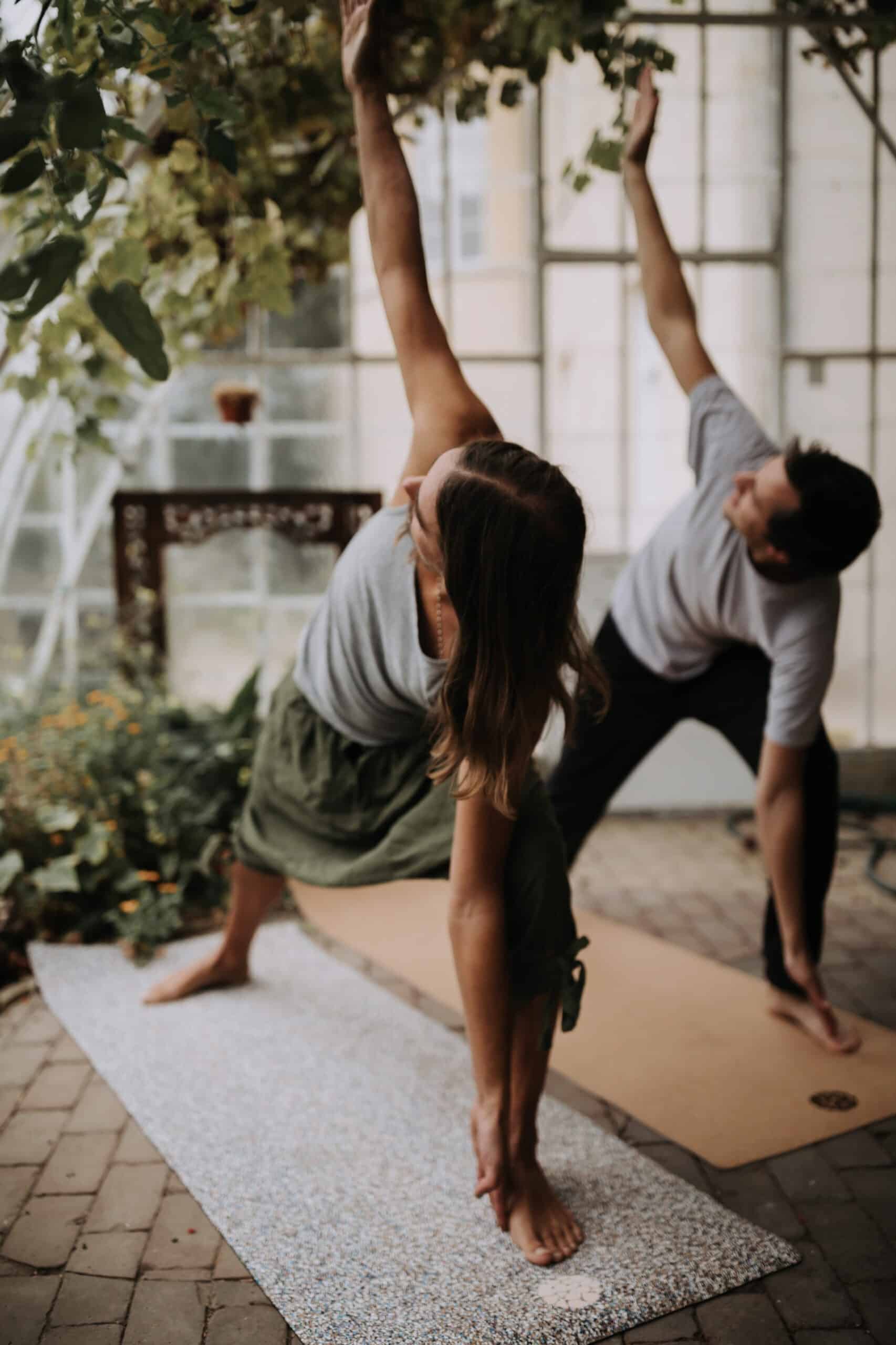 Yoga Practice on PIERRE Mats