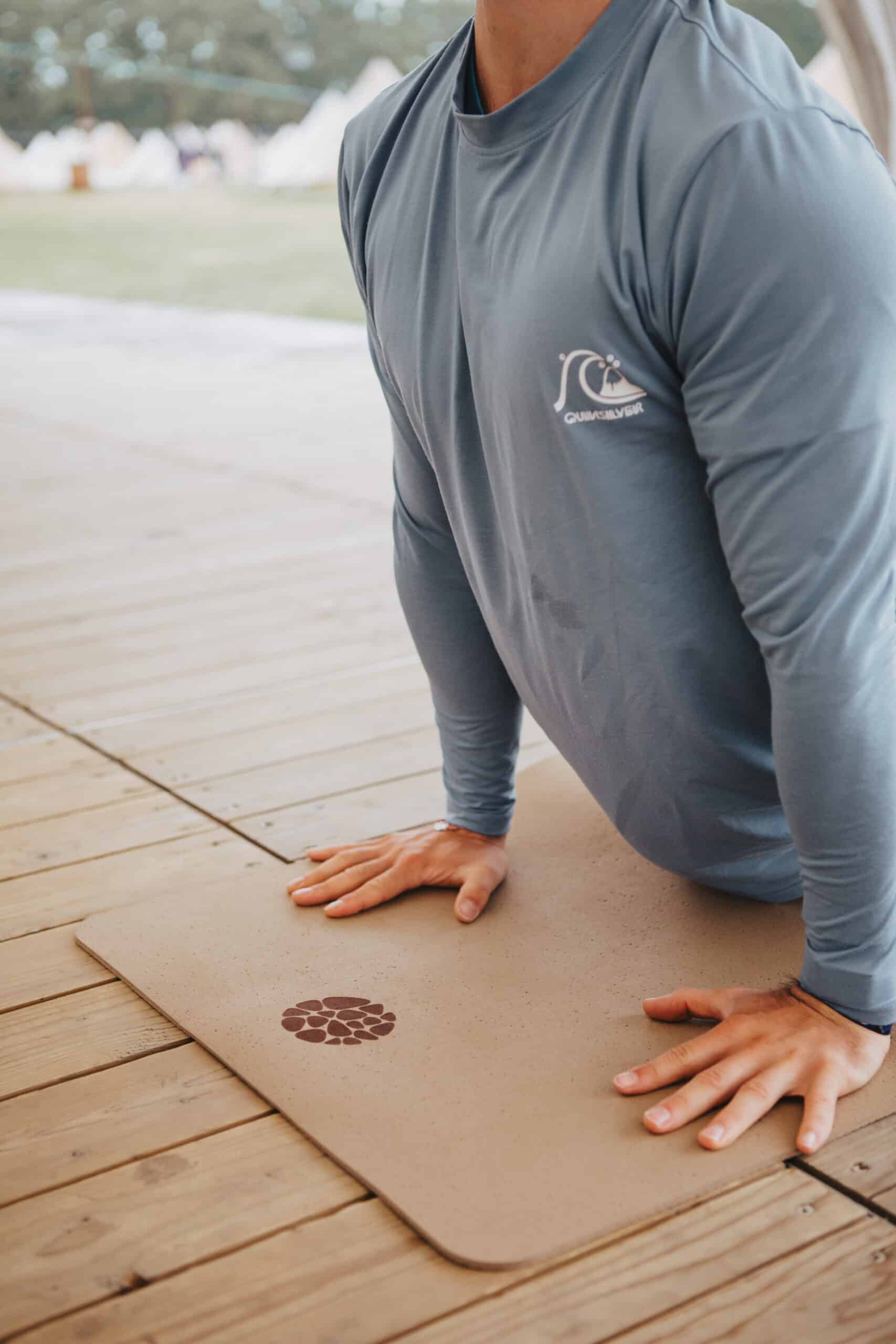 Yoga Practice On PIERRE Cork Mat