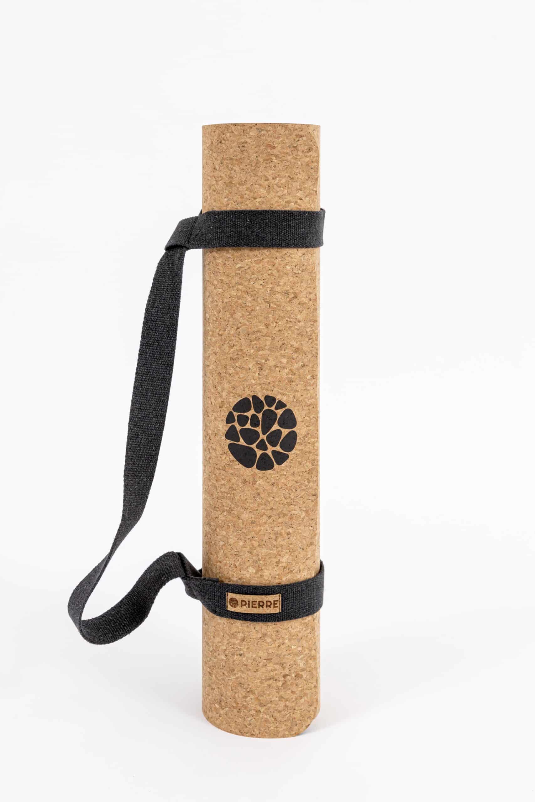 Rolled PIERRE Cork Yoga Mat