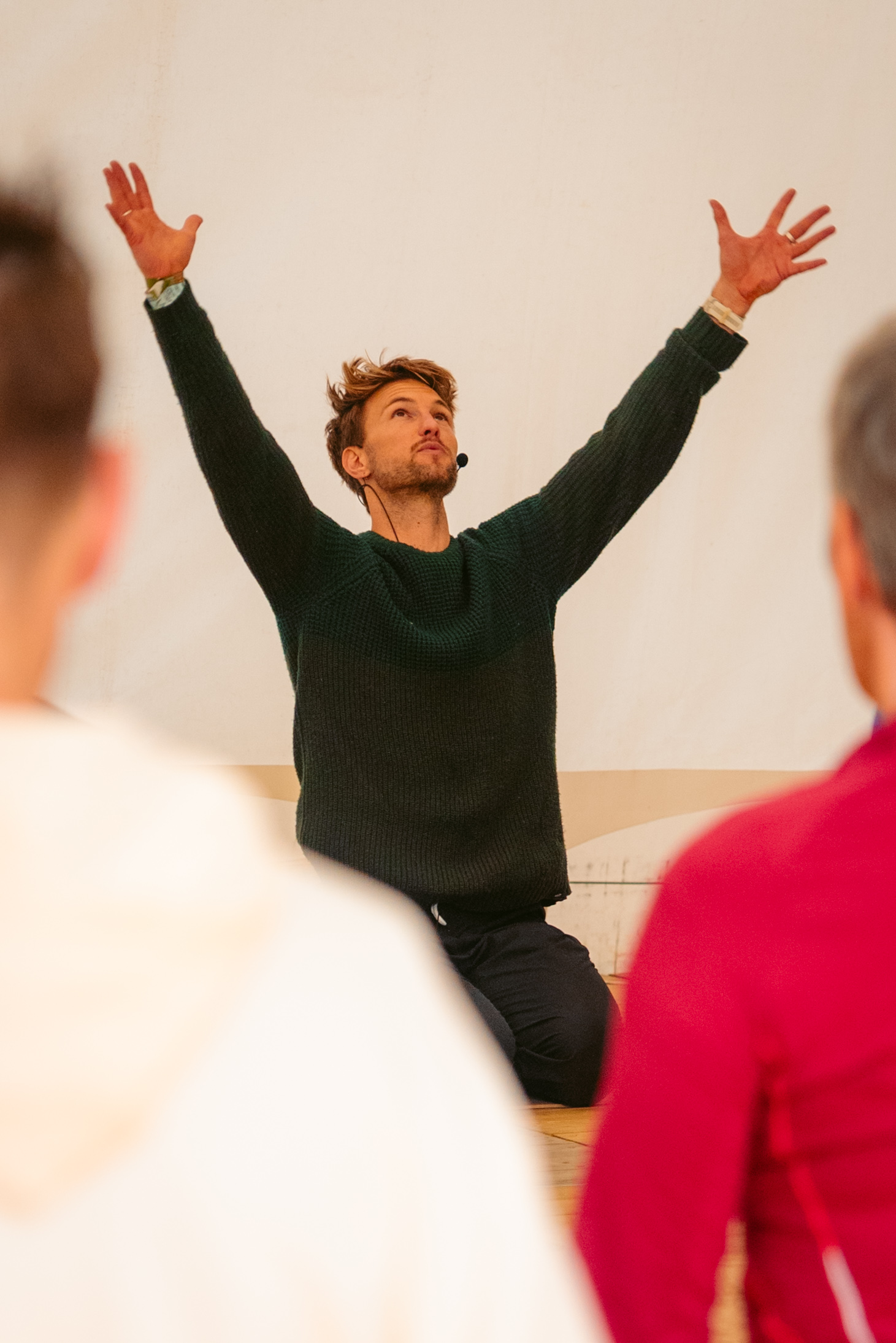 Rock Werchter Teacher Arms Wide Seated Class