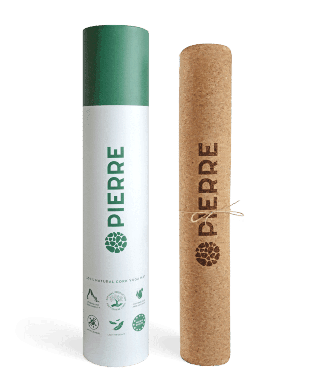 PIERRE Natural Cork Yoga Mat Packaging