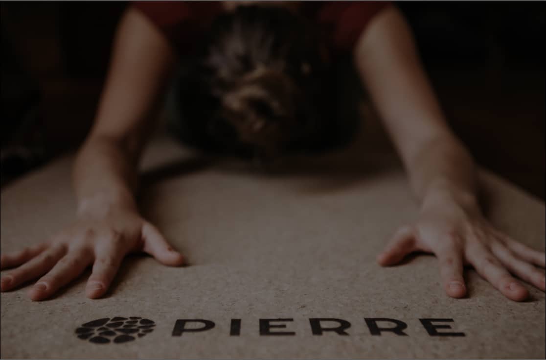 Yoga Practice On PIERRE Cork Mat