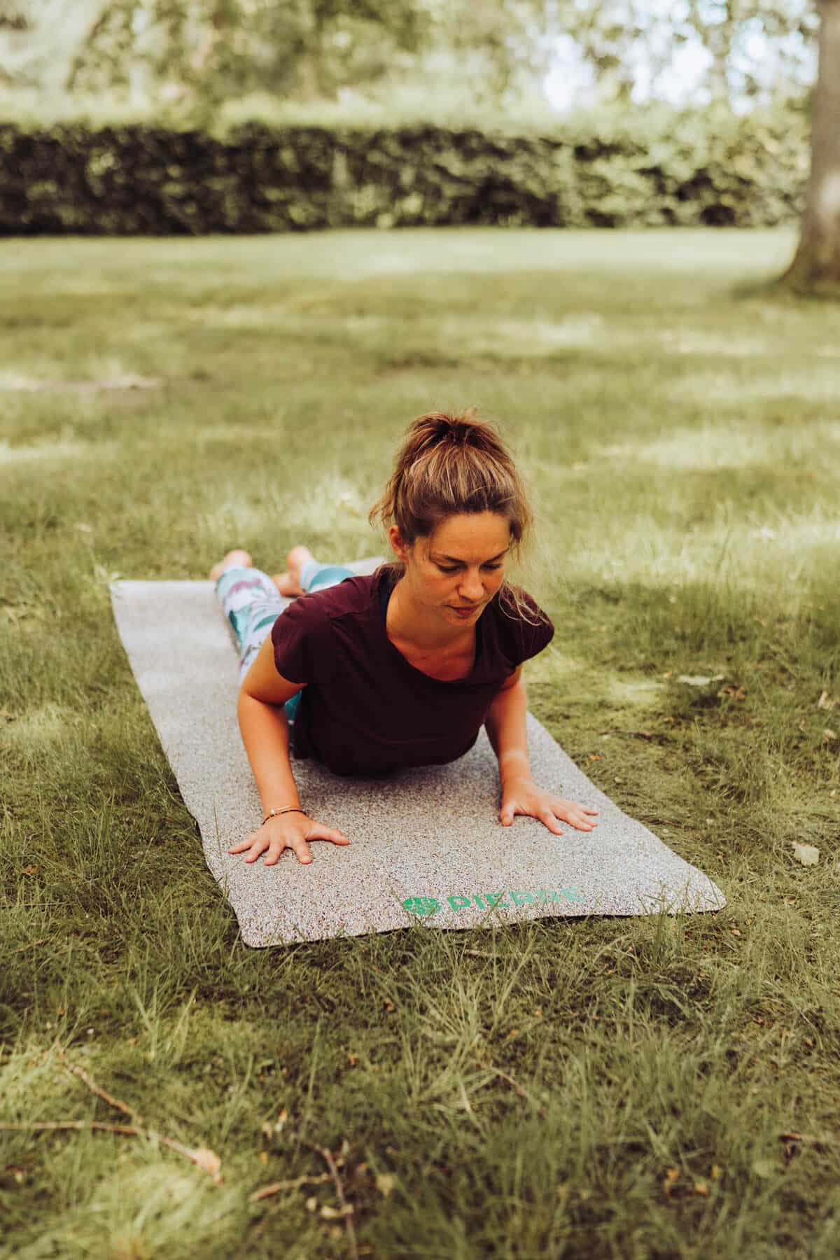 Cobra Pose On PIERRE Yoga Mat
