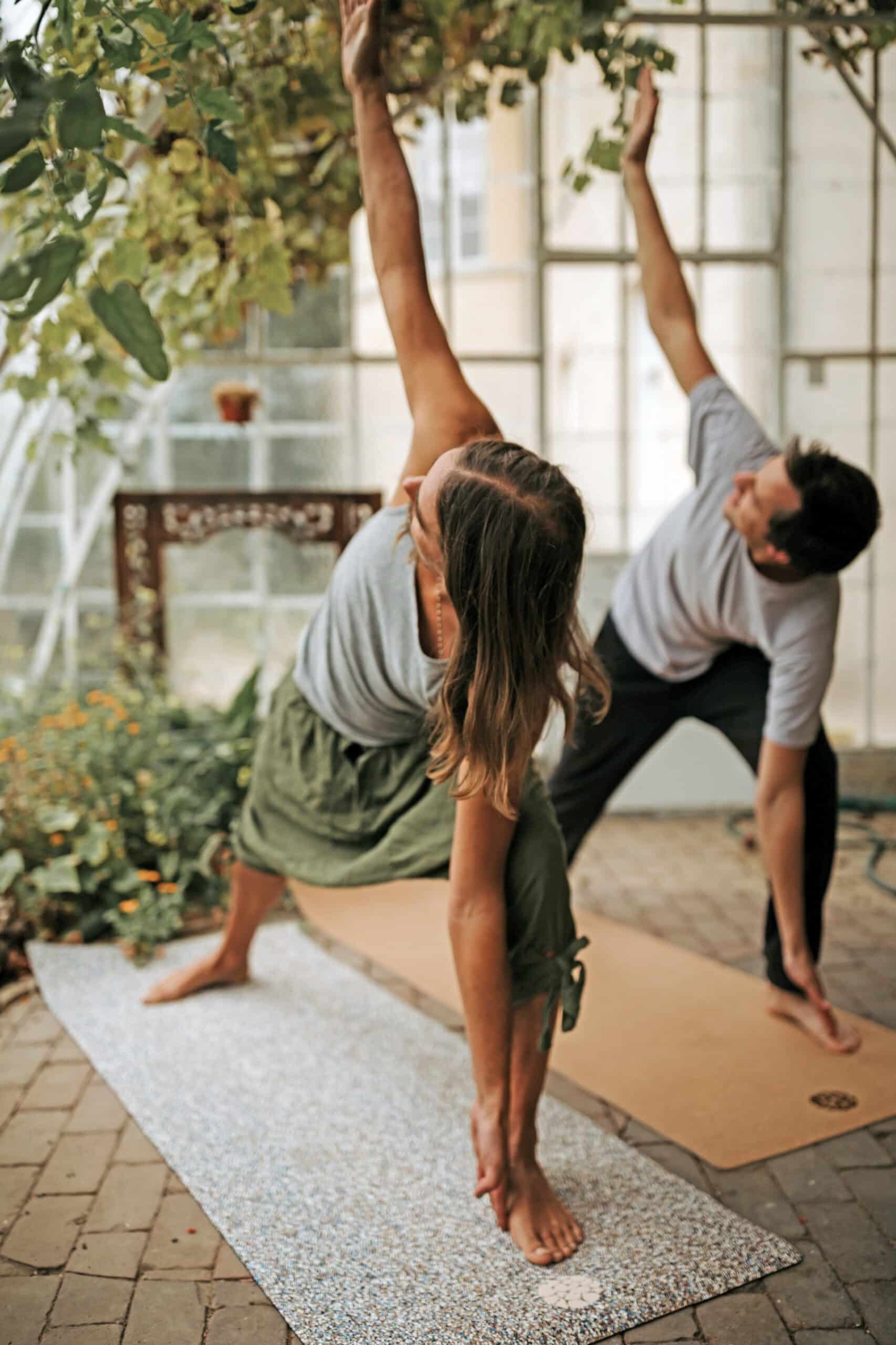 Yoga Practice on PIERRE Mats