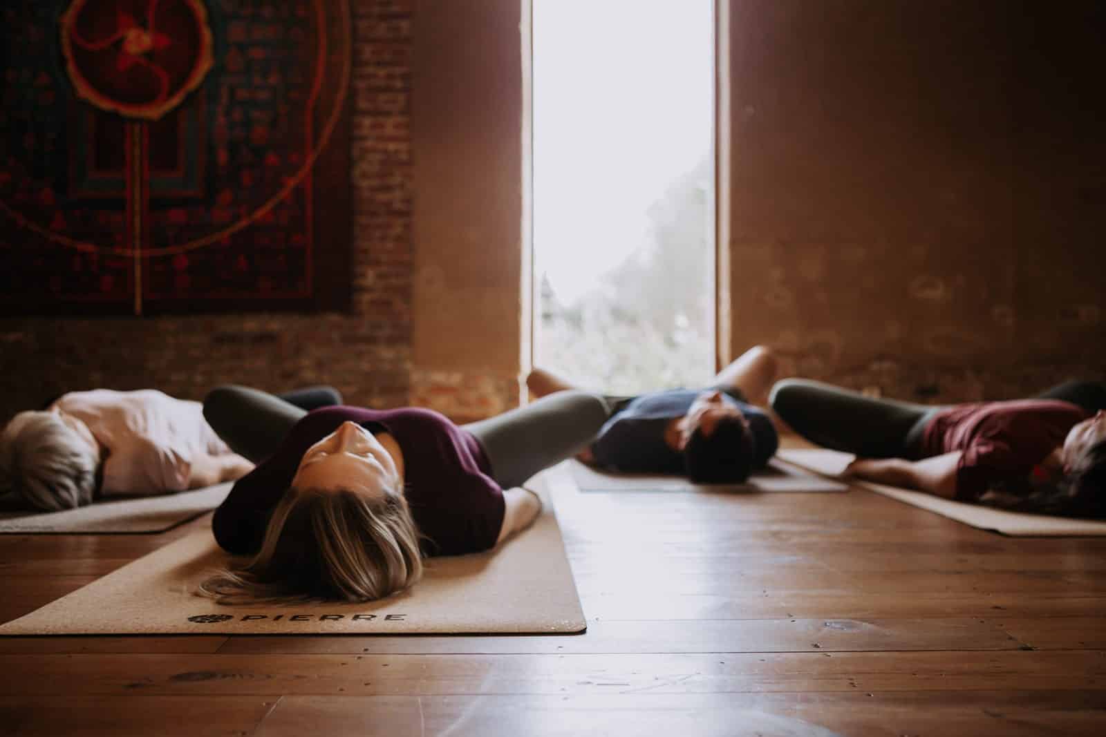 Yoga Practice On PIERRE Mats