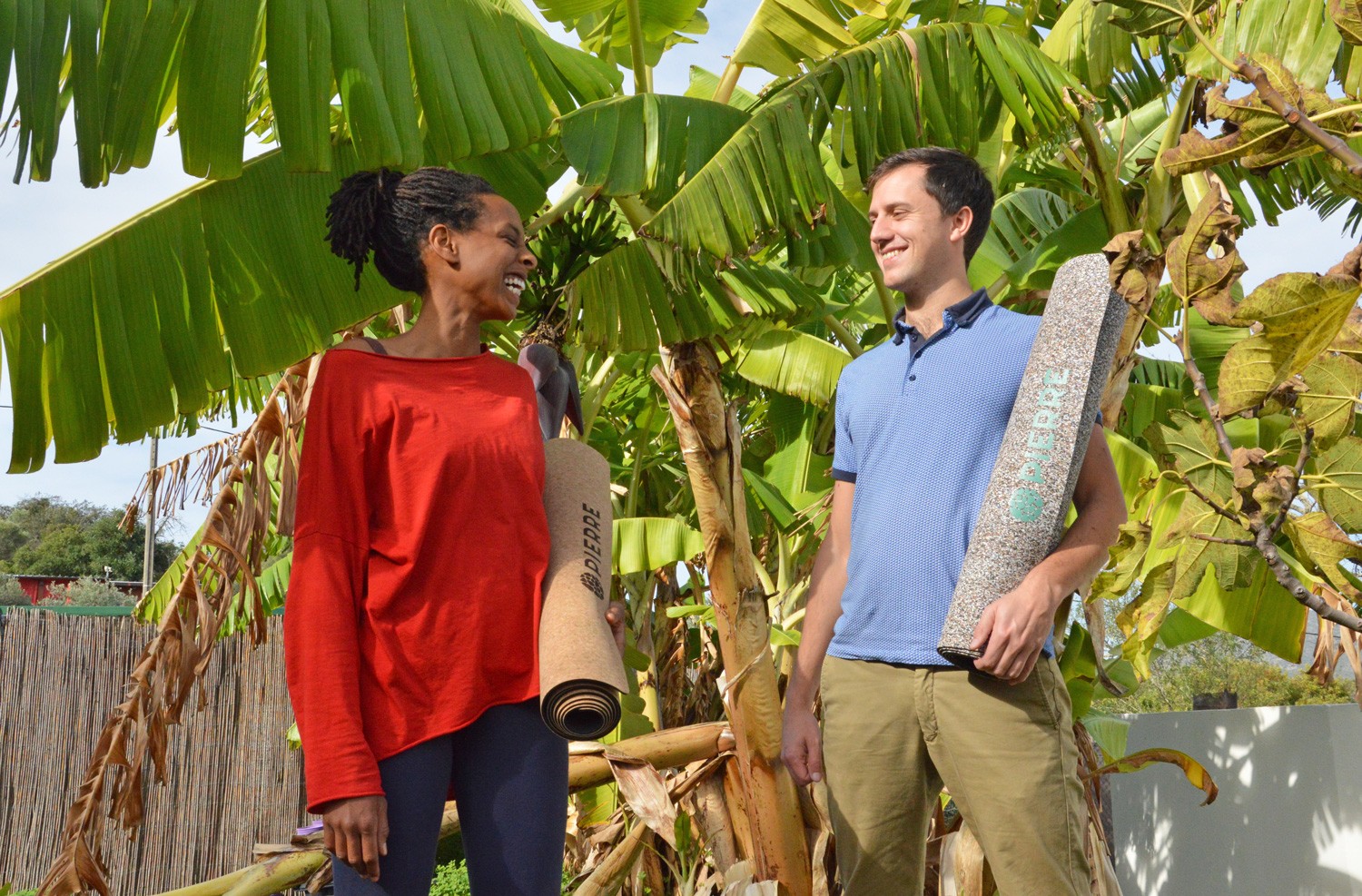 People Carrying PIERRE Cork Mats
