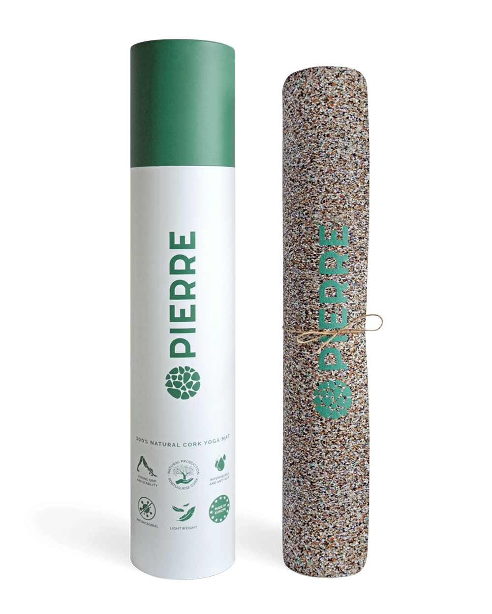 PIERRE Recycled Cork Yoga Mat