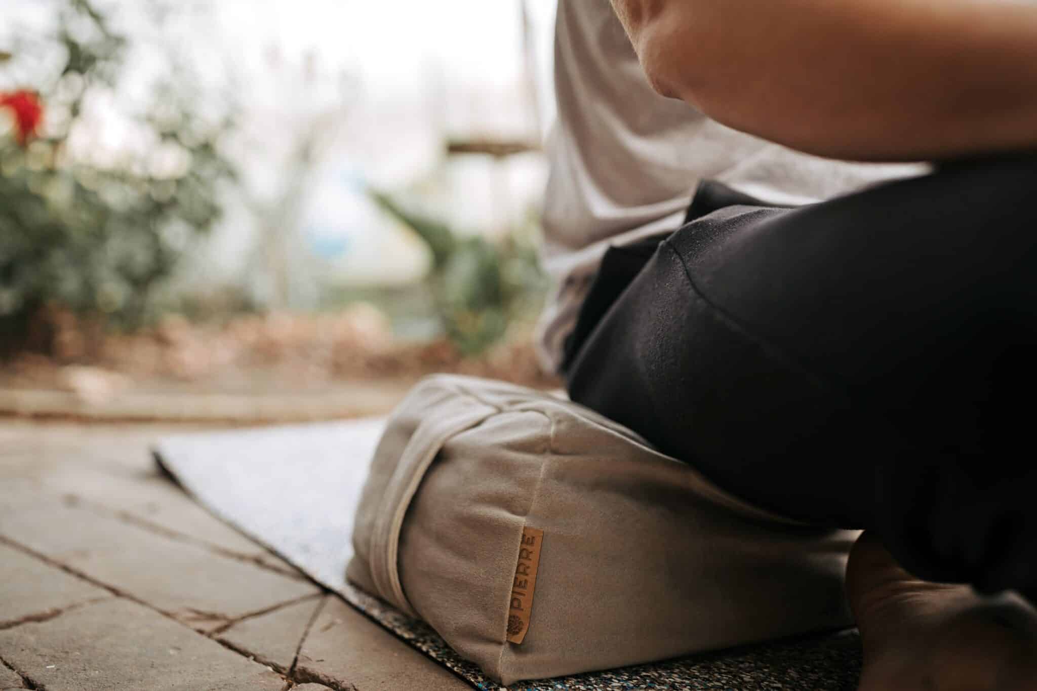 PIERRE Meditation Cushion Outdoors