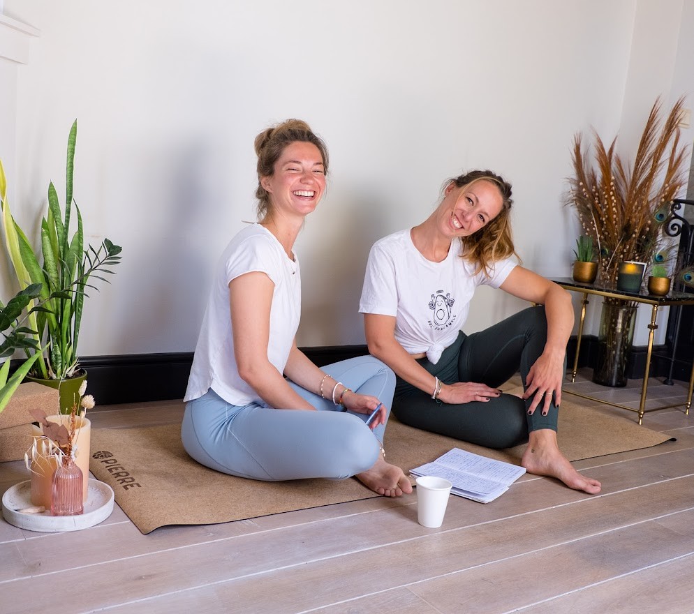 Two Women On PIERRE Cork Mats