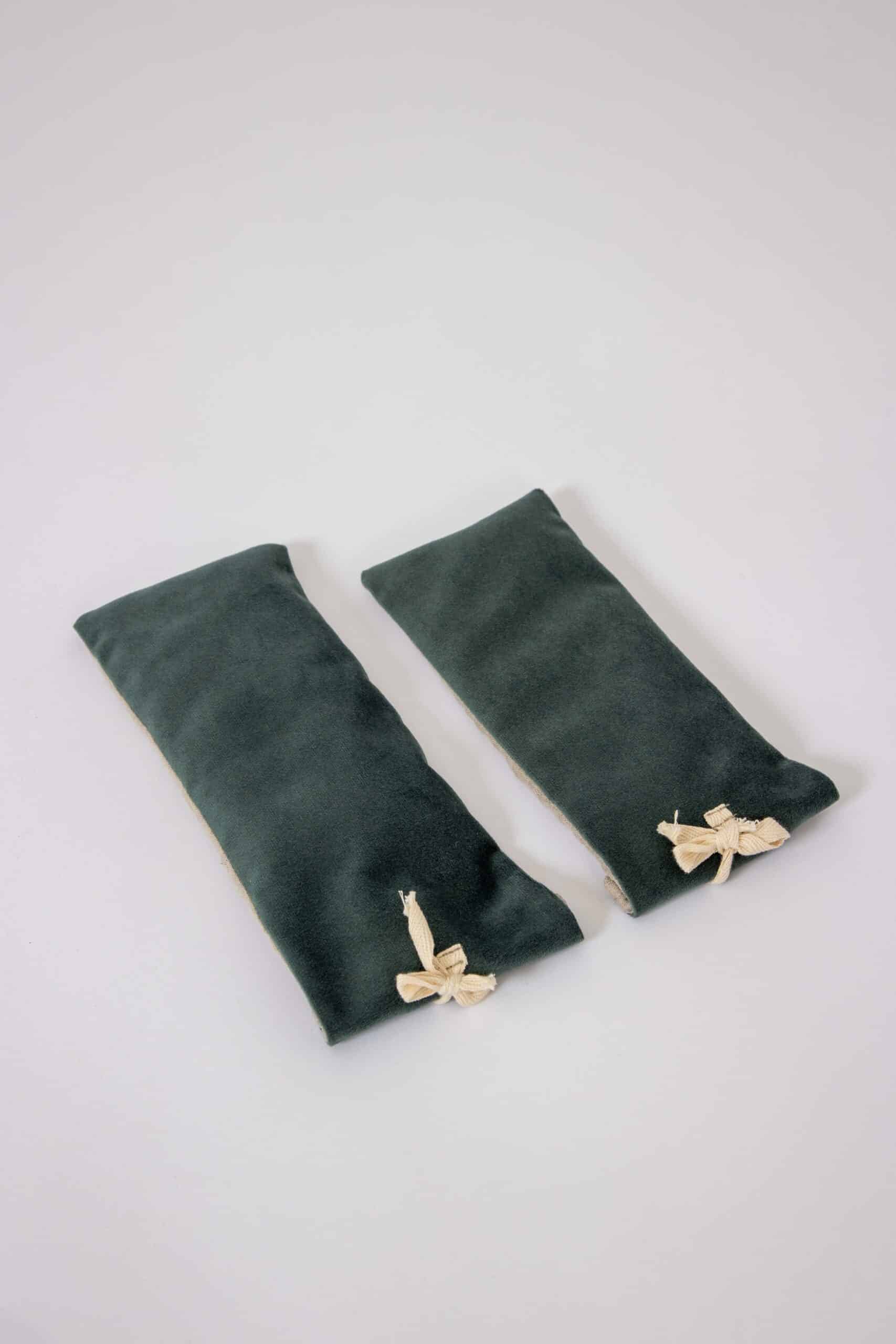 PIERRE Green Yoga Eye Pillows