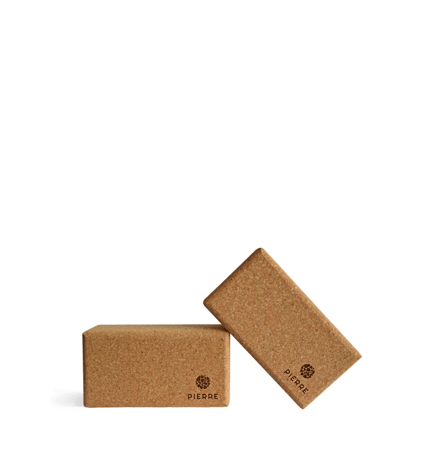 Natural PIERRE Cork Yoga Blocks