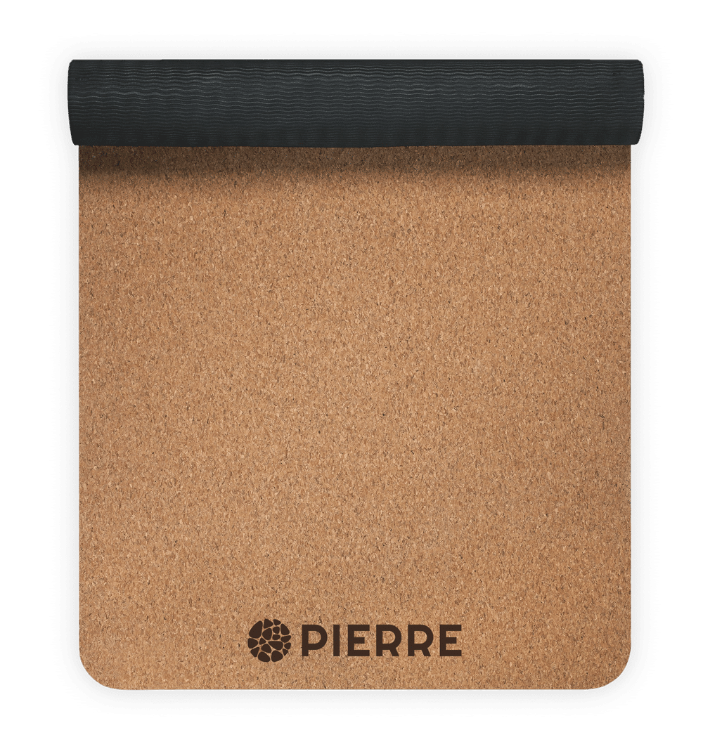 PIERRE Branded Cork Yoga Mat