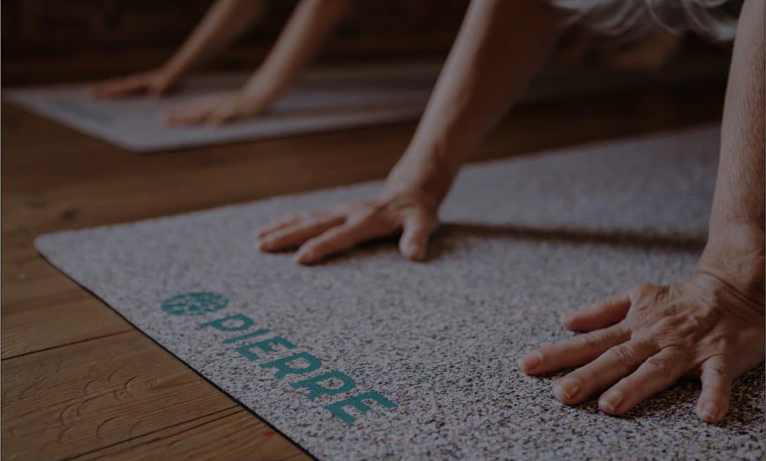 Yoga Practice On PIERRE Recycled Mat