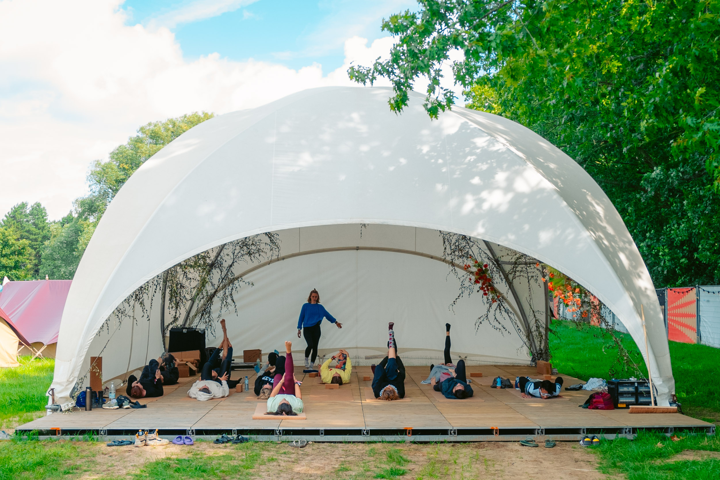 Rock Werchter Dome Tent Class Exterior