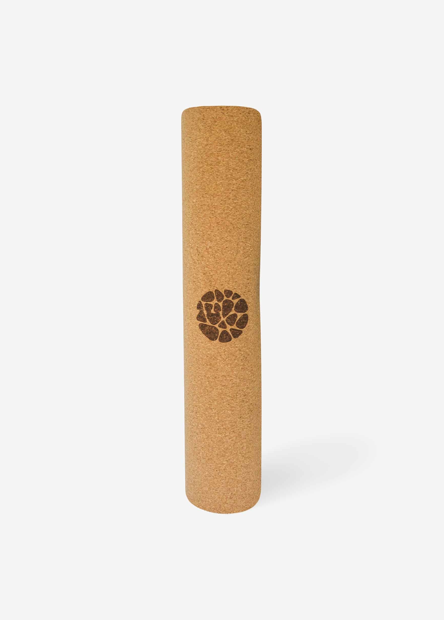 Rolled PIERRE Cork Yoga Mat