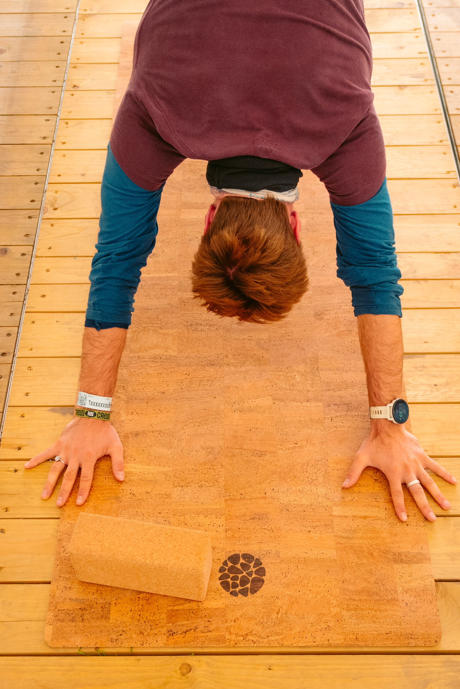 Rock Werchter Forward Fold Hands Deck