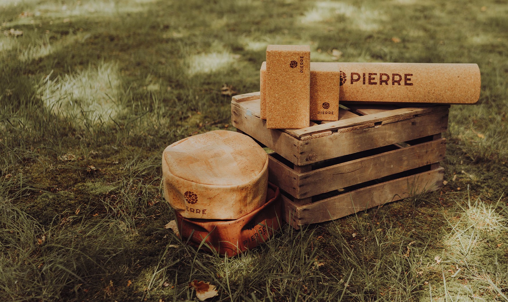 PIERRE Sustainable Cork Yoga Equipment