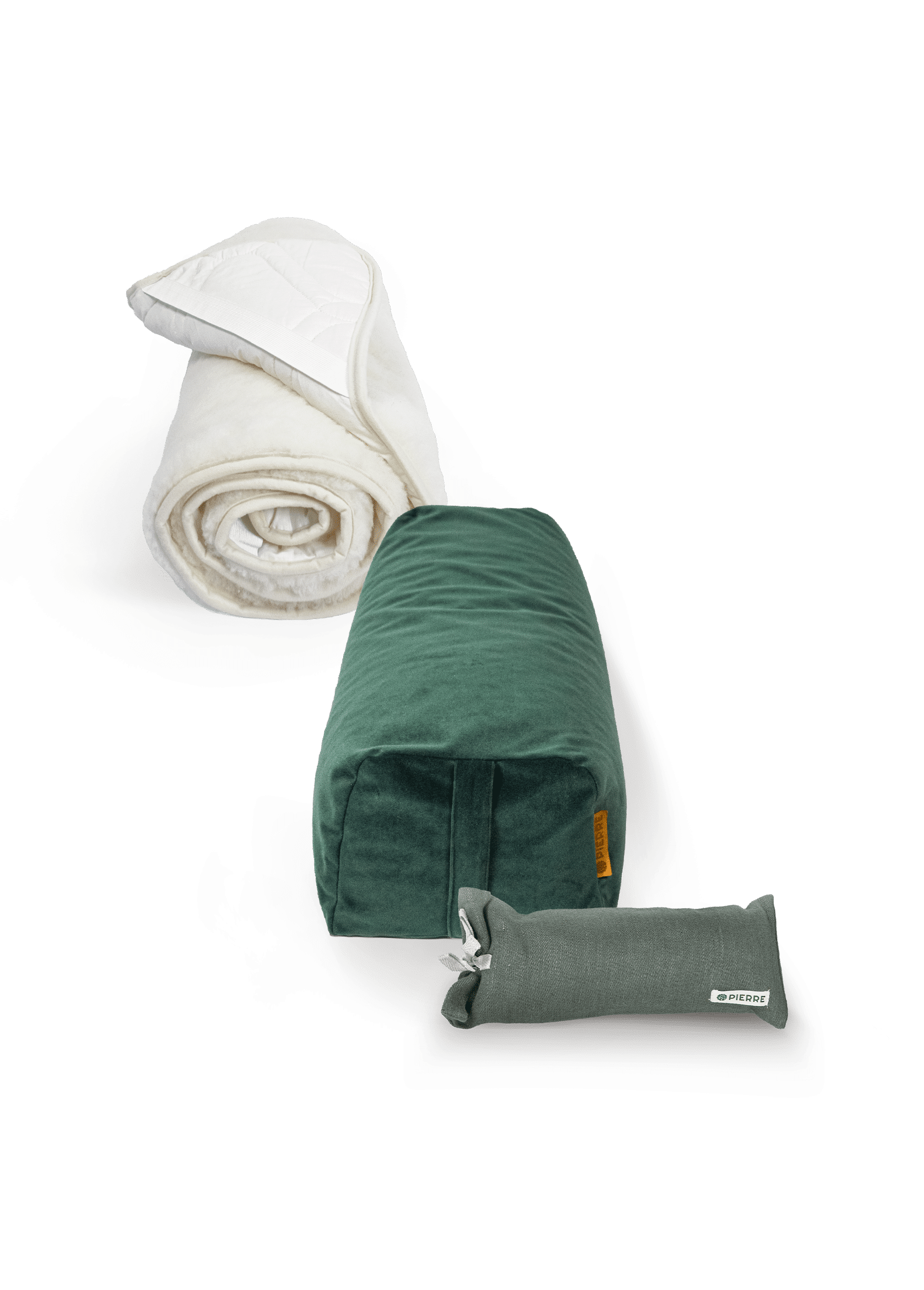 PIERRE Sustainable Yoga Props Set