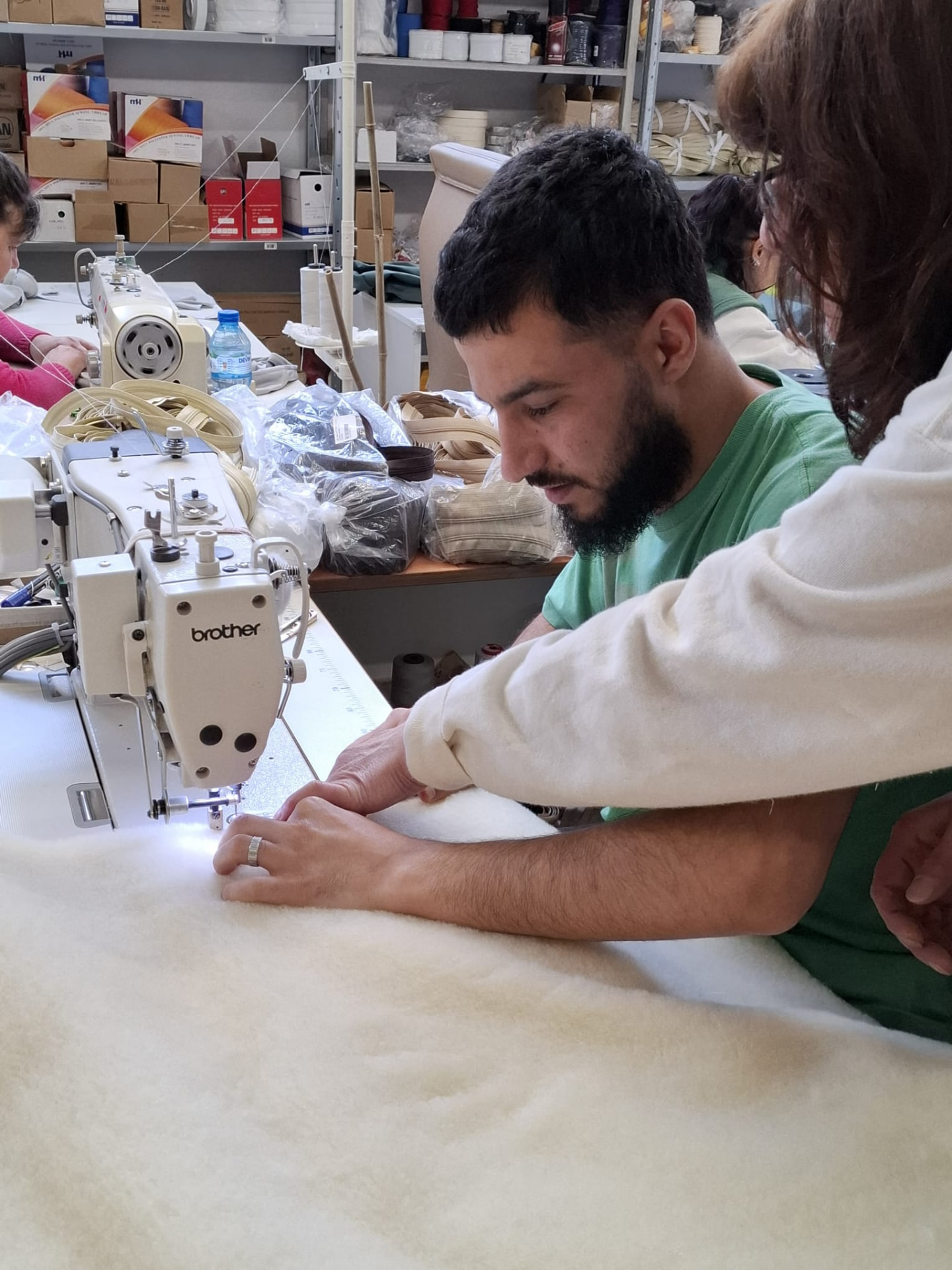 Sewing A Wool Mat Cover