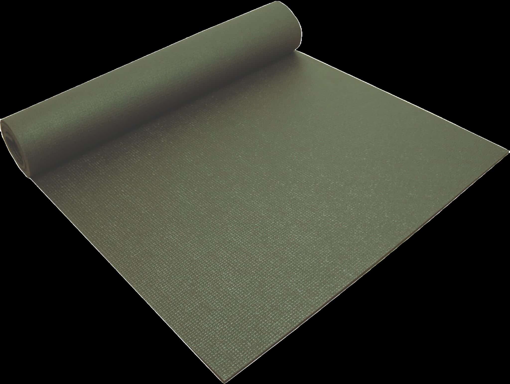 Unrolled Green PIERRE Yoga Mat