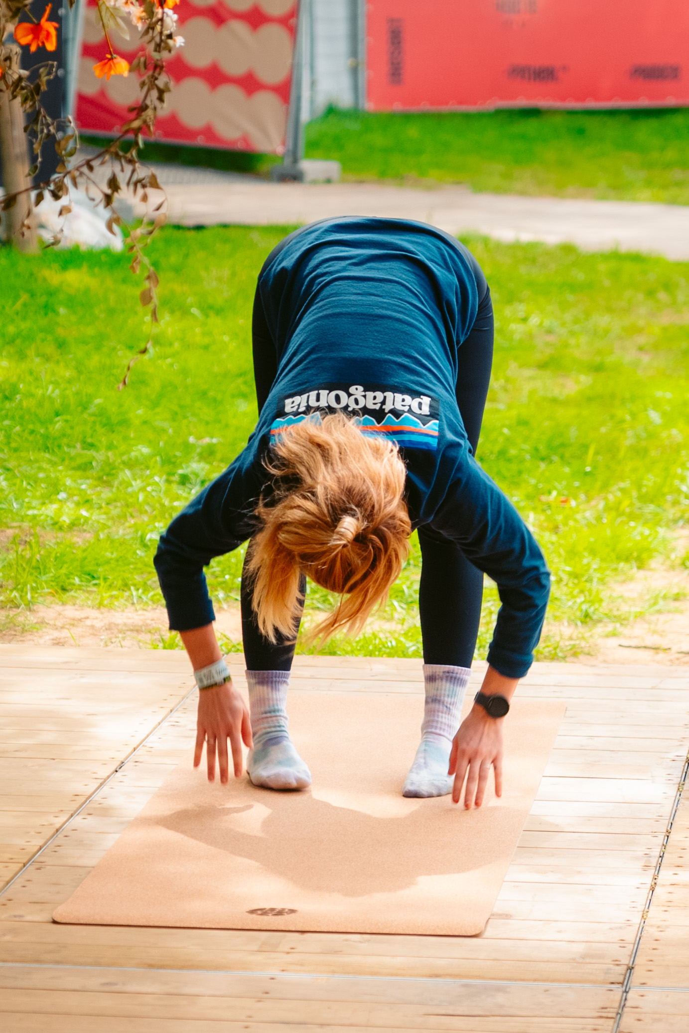 Rock Werchter Forward Fold Navy Grass