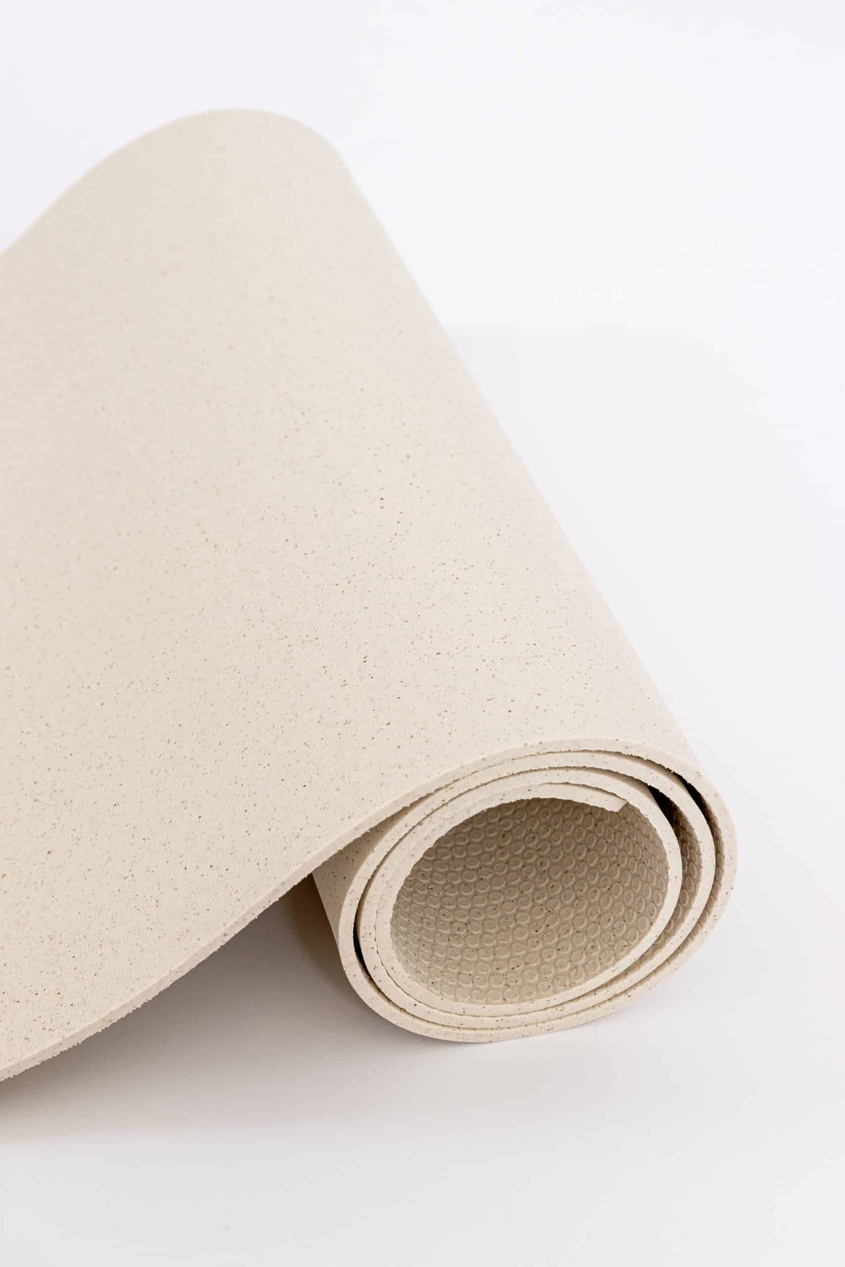 Rolled PIERRE Wool Yoga Mat