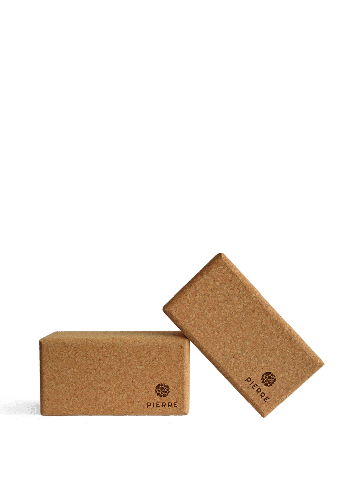 PIERRE Sustainable Cork Yoga Blocks