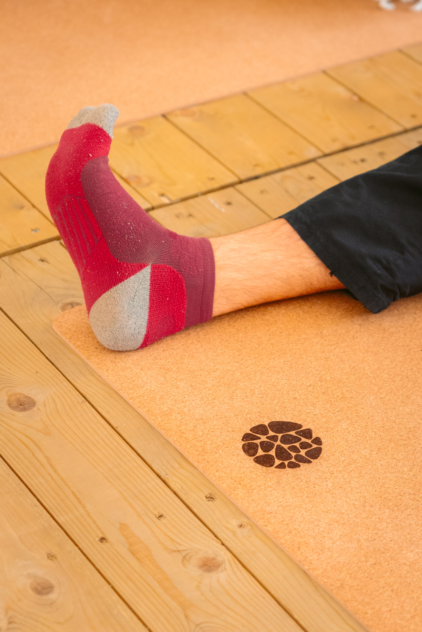 Rock Werchter Feet Red Socks Cork Logo