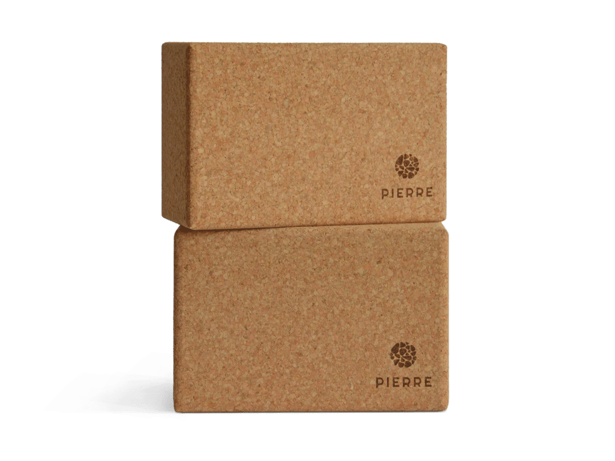 PIERRE Sustainable Cork Yoga Blocks